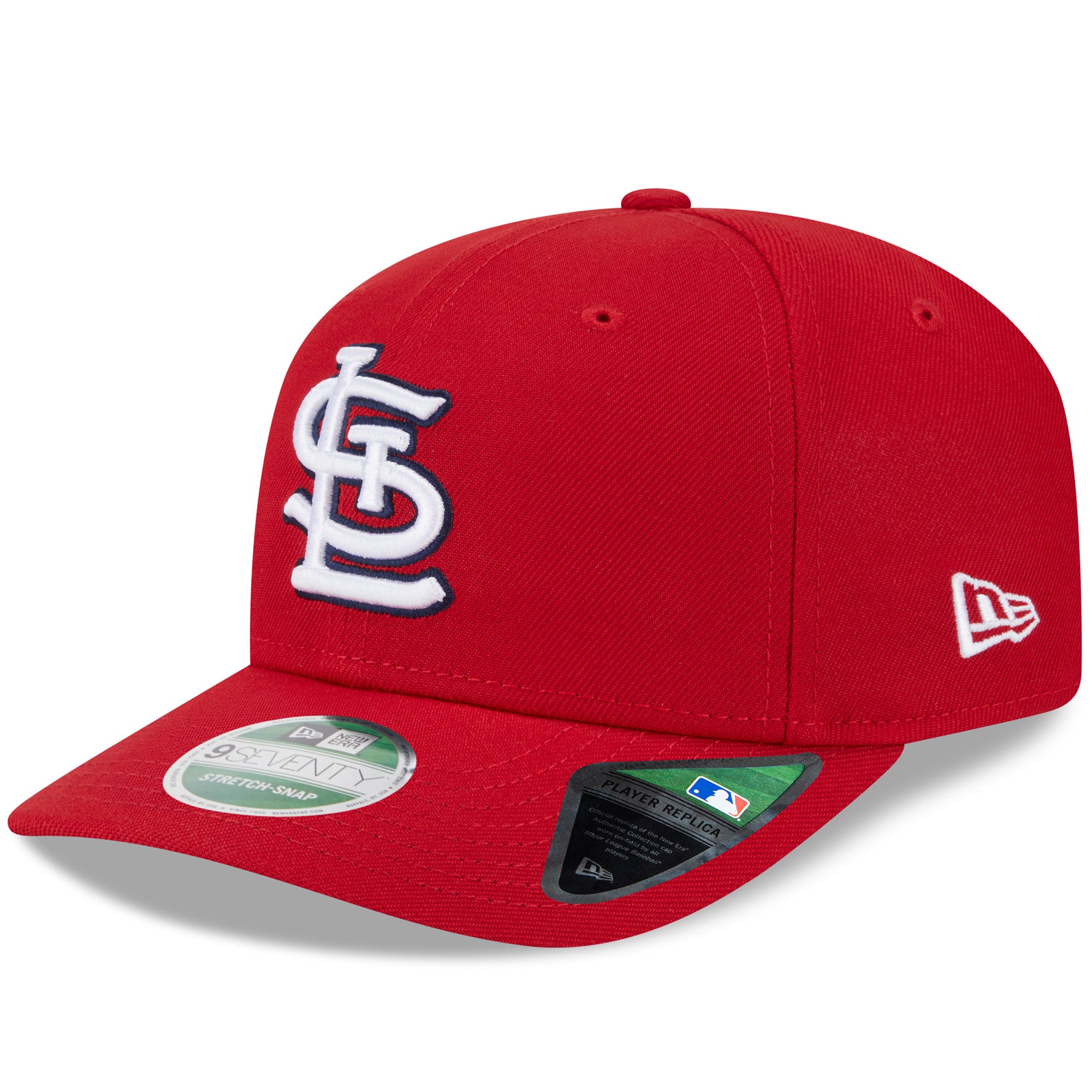 Men's New Era  Red St. Louis Cardinals Player Replica 9SEVENTY Adjustable Hat