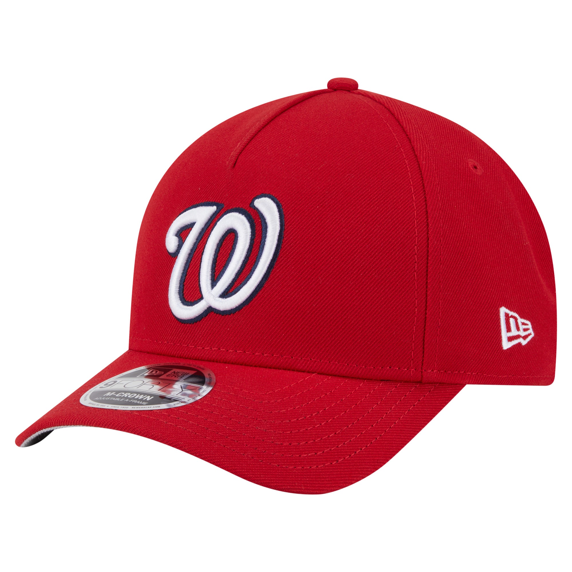 Men's New Era  Red Washington Nationals 9FORTY M-Crown Adjustable Hat