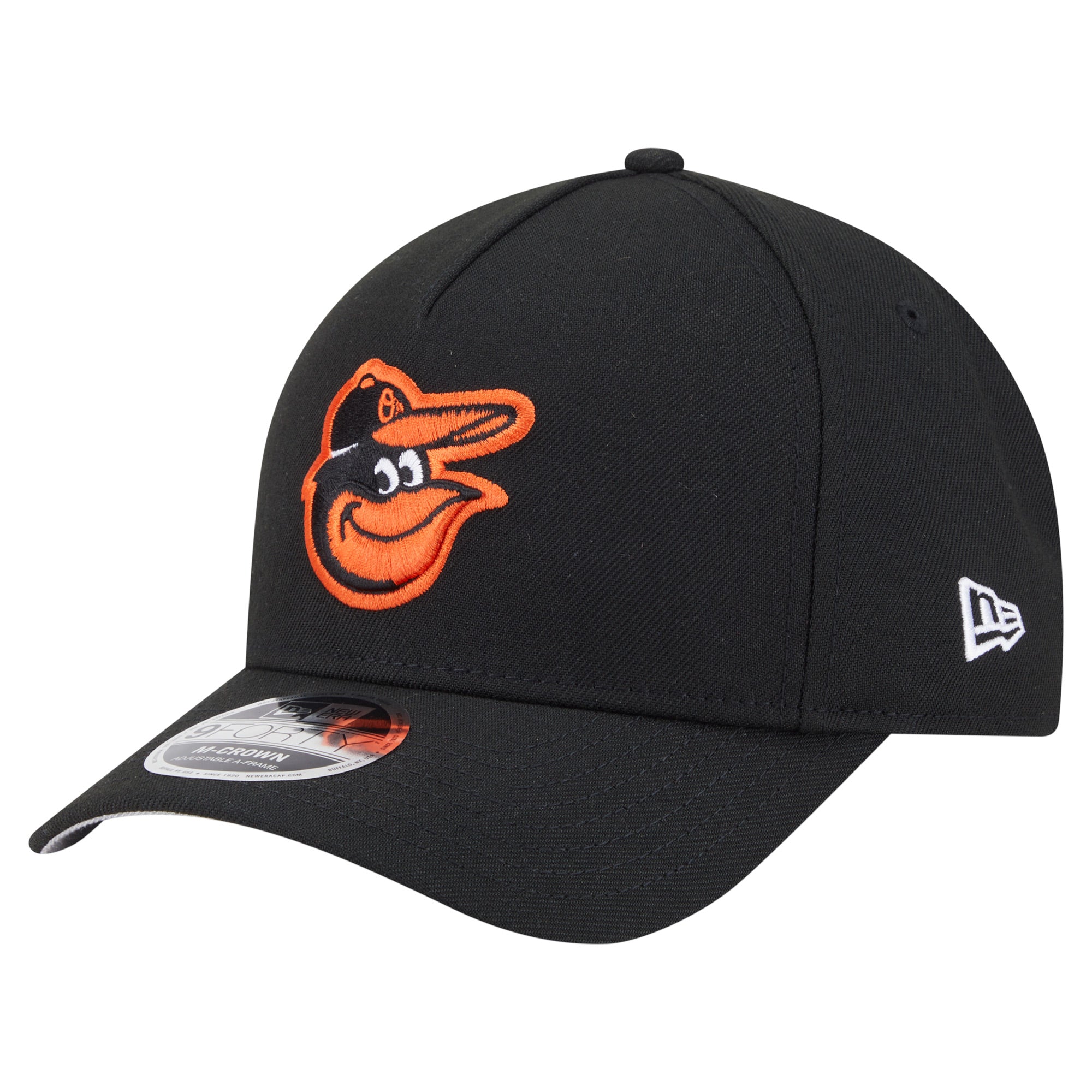 Men's New Era  Black Baltimore Orioles 9FORTY M-Crown Adjustable Hat