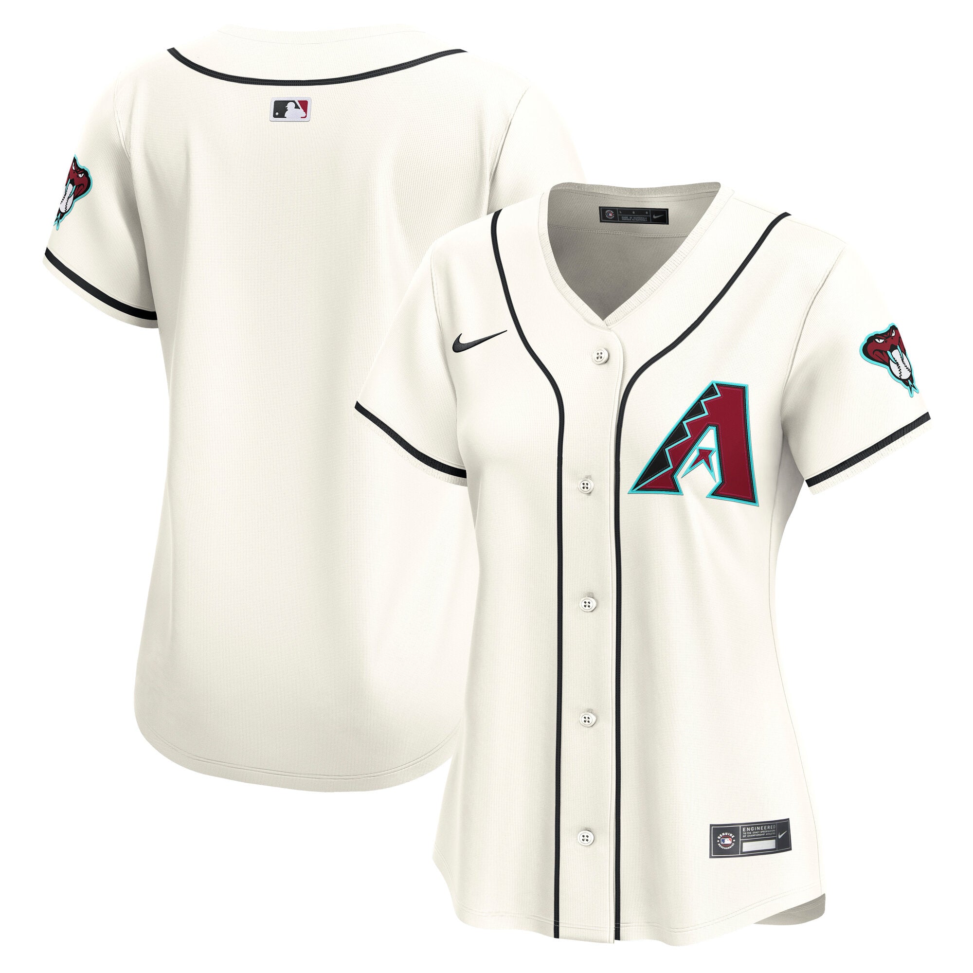 Women's Nike  Cream Arizona Diamondbacks Home Limited Jersey