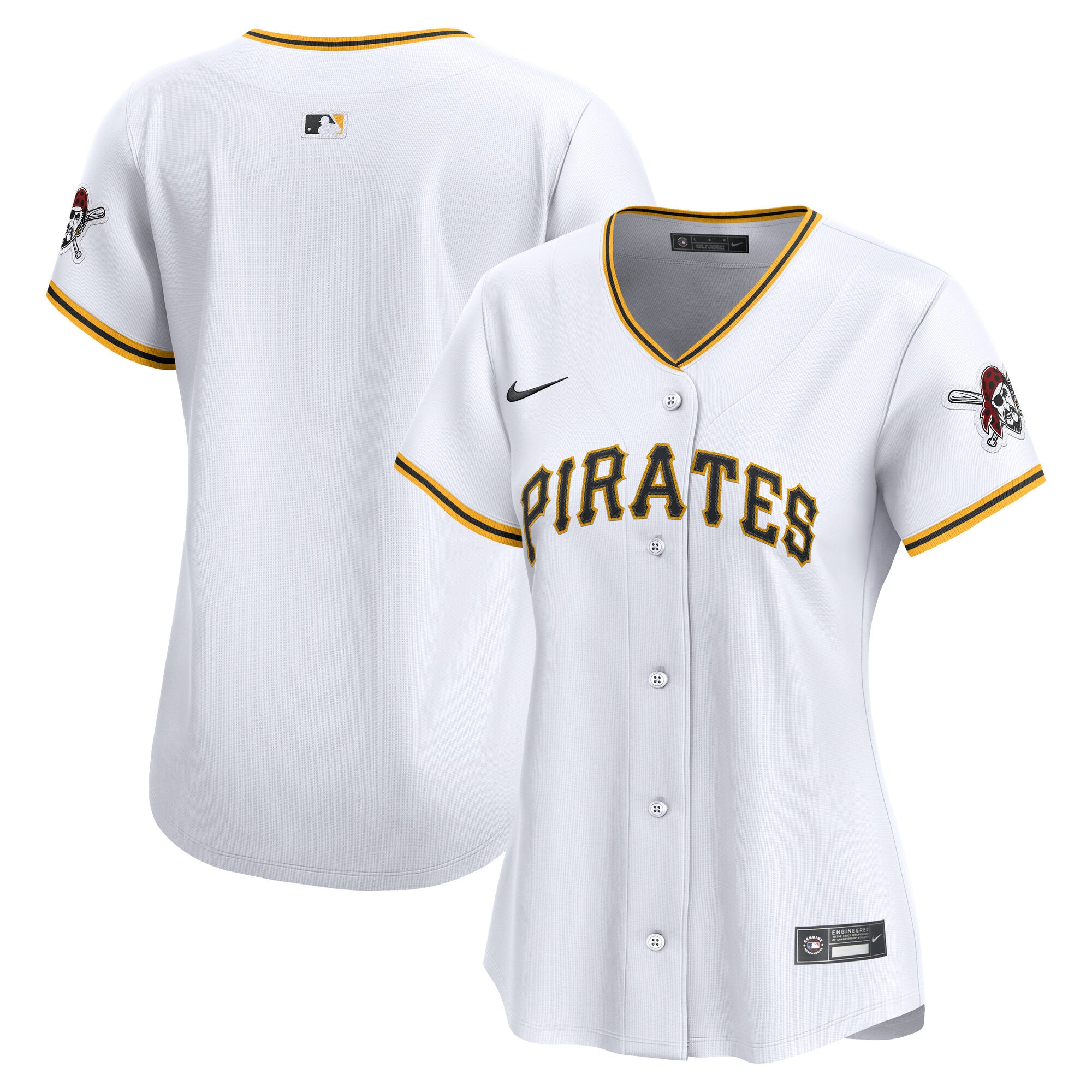 Women's Nike  White Pittsburgh Pirates Home Limited Jersey
