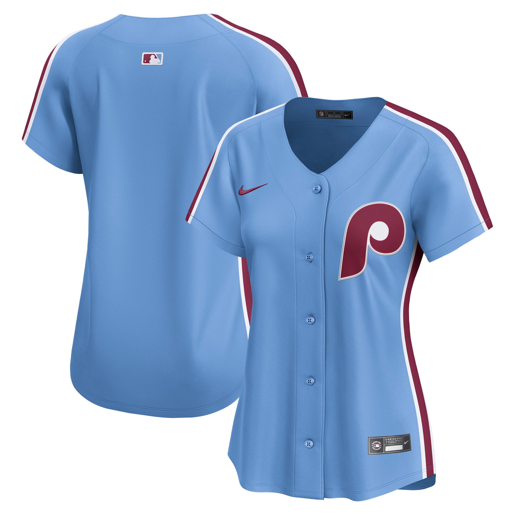 Women's Nike Light Blue Philadelphia Phillies Alternate Limited Jersey