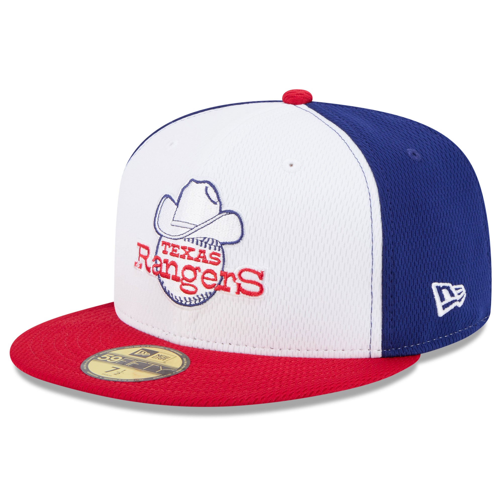 Men's New Era Royal/Red Texas Rangers 2025 MLB Clubhouse 59FIFTY Fitted Hat