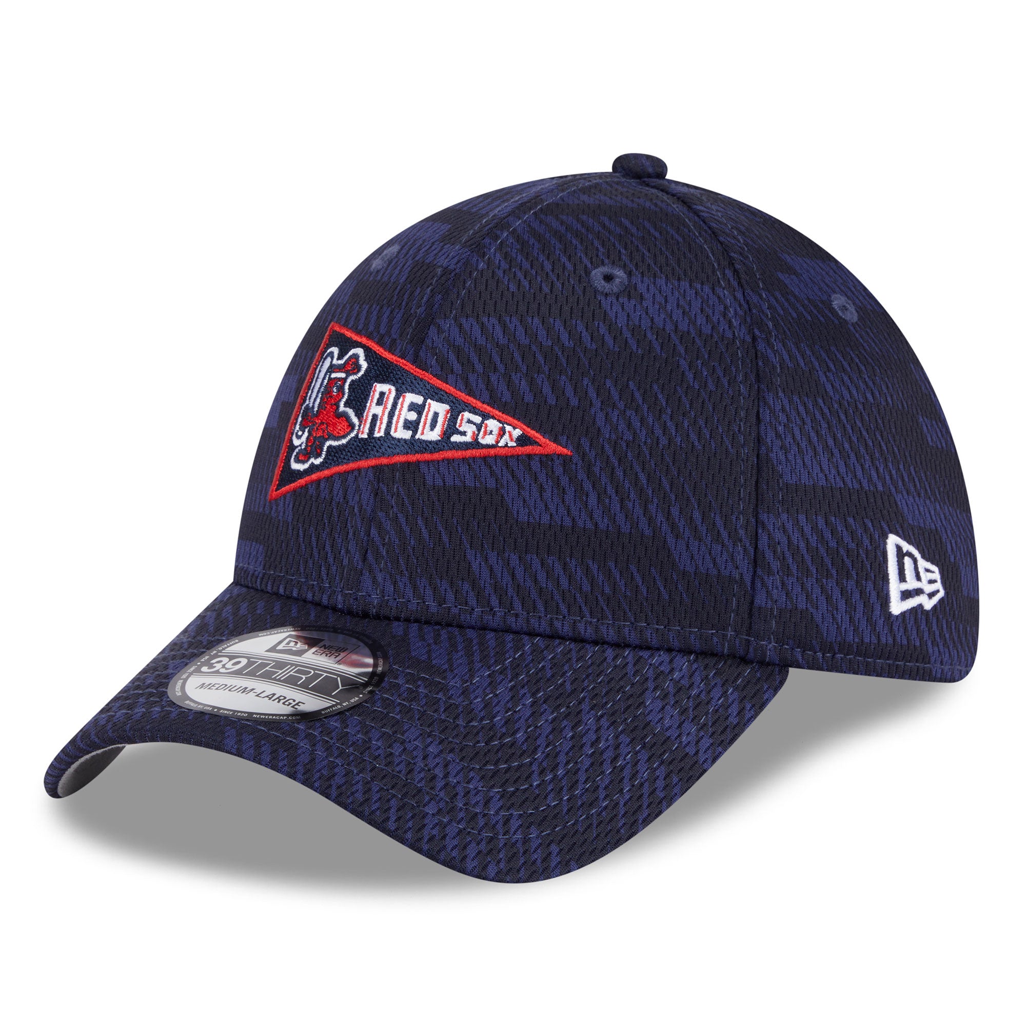 Men's New Era Navy Boston Red Sox 2025 MLB Clubhouse 39THIRTY Flex Hat