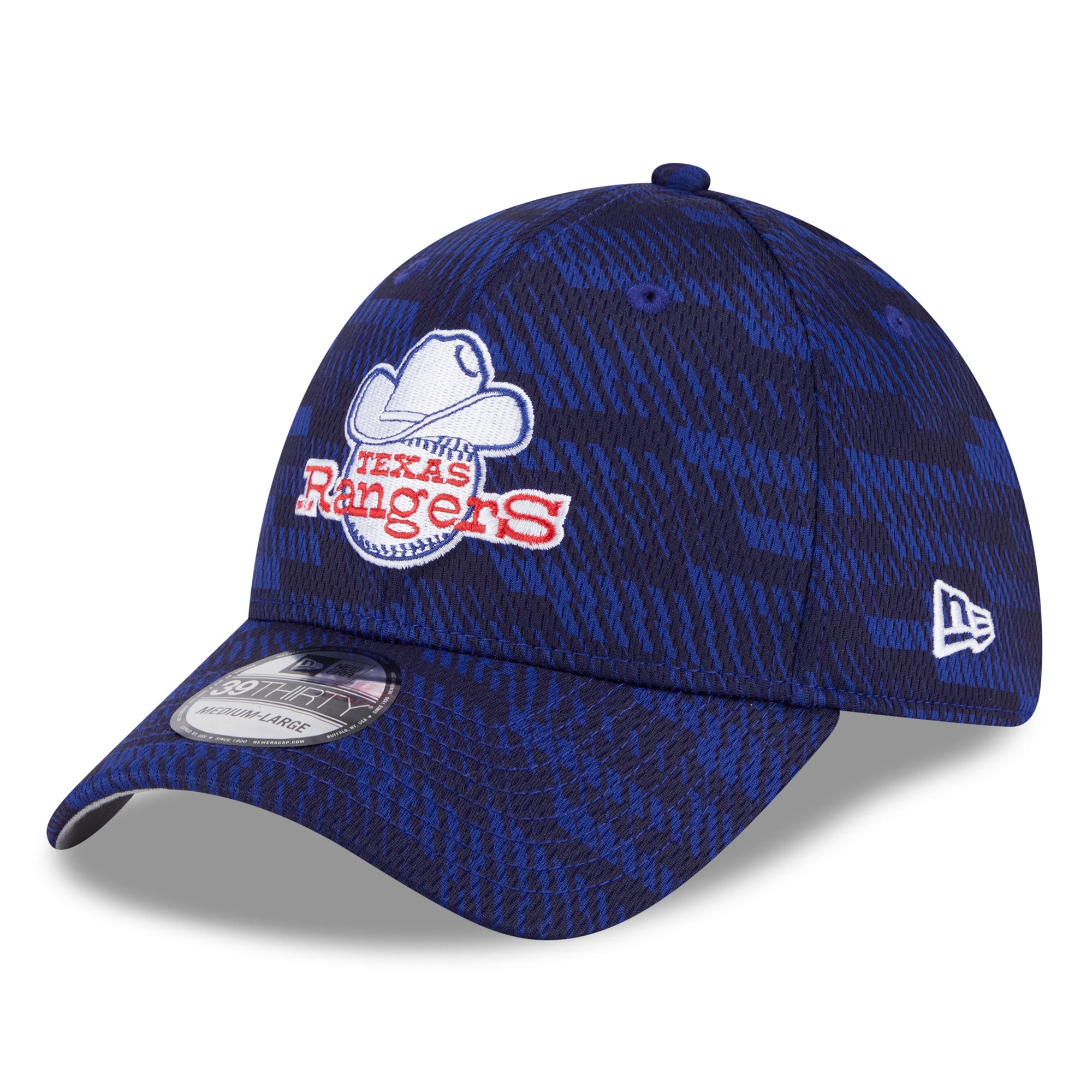 Men's New Era Royal Texas Rangers 2025 MLB Clubhouse 39THIRTY Flex Hat