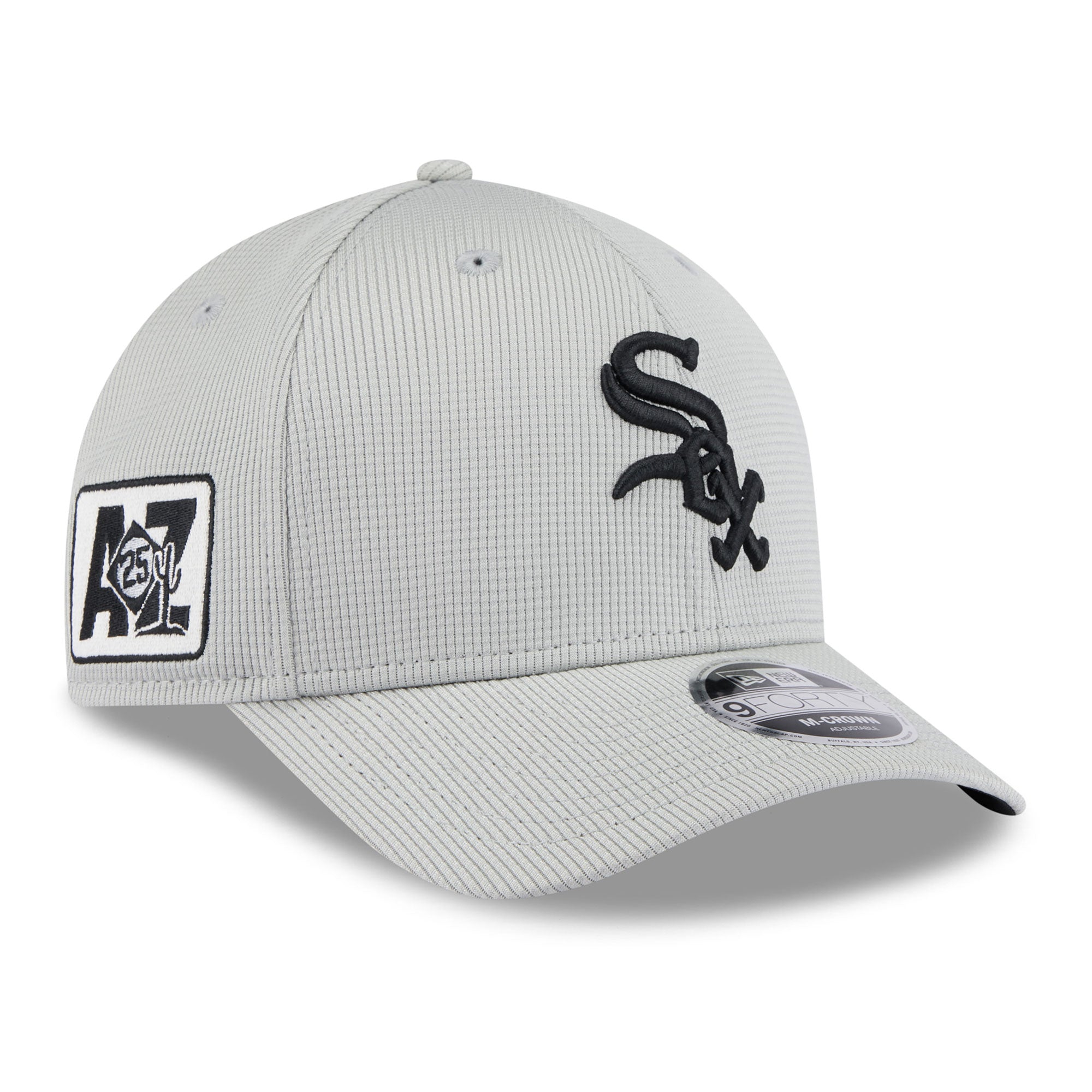 Men's New Era  Gray Chicago White Sox 2025 Spring Training 9FORTY Adjustable Hat