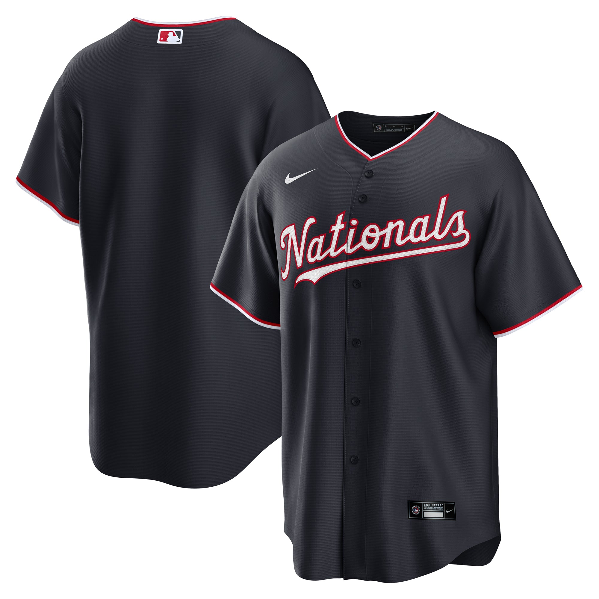 Men's Nike  Navy Washington Nationals Alternate Replica Jersey