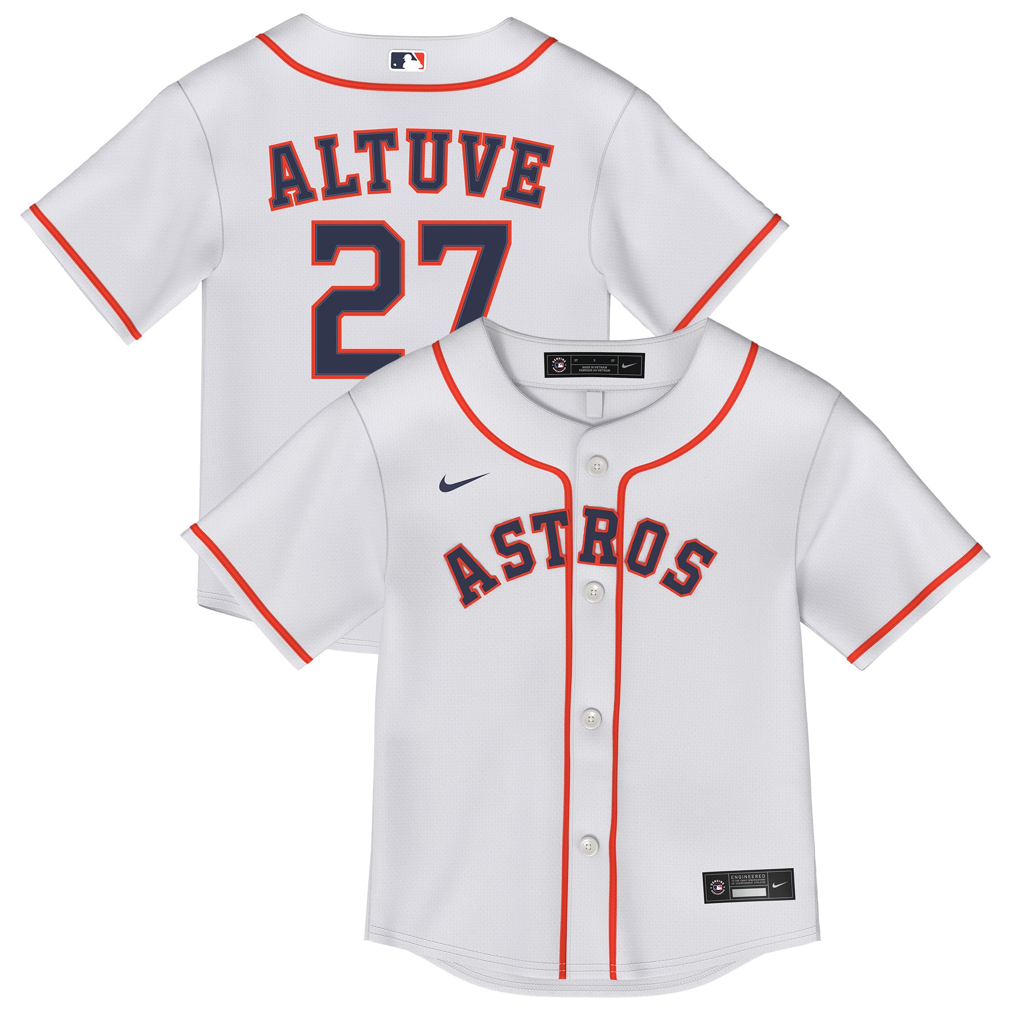 Toddler Nike Jose Altuve White Houston Astros Home Replica Player Jersey