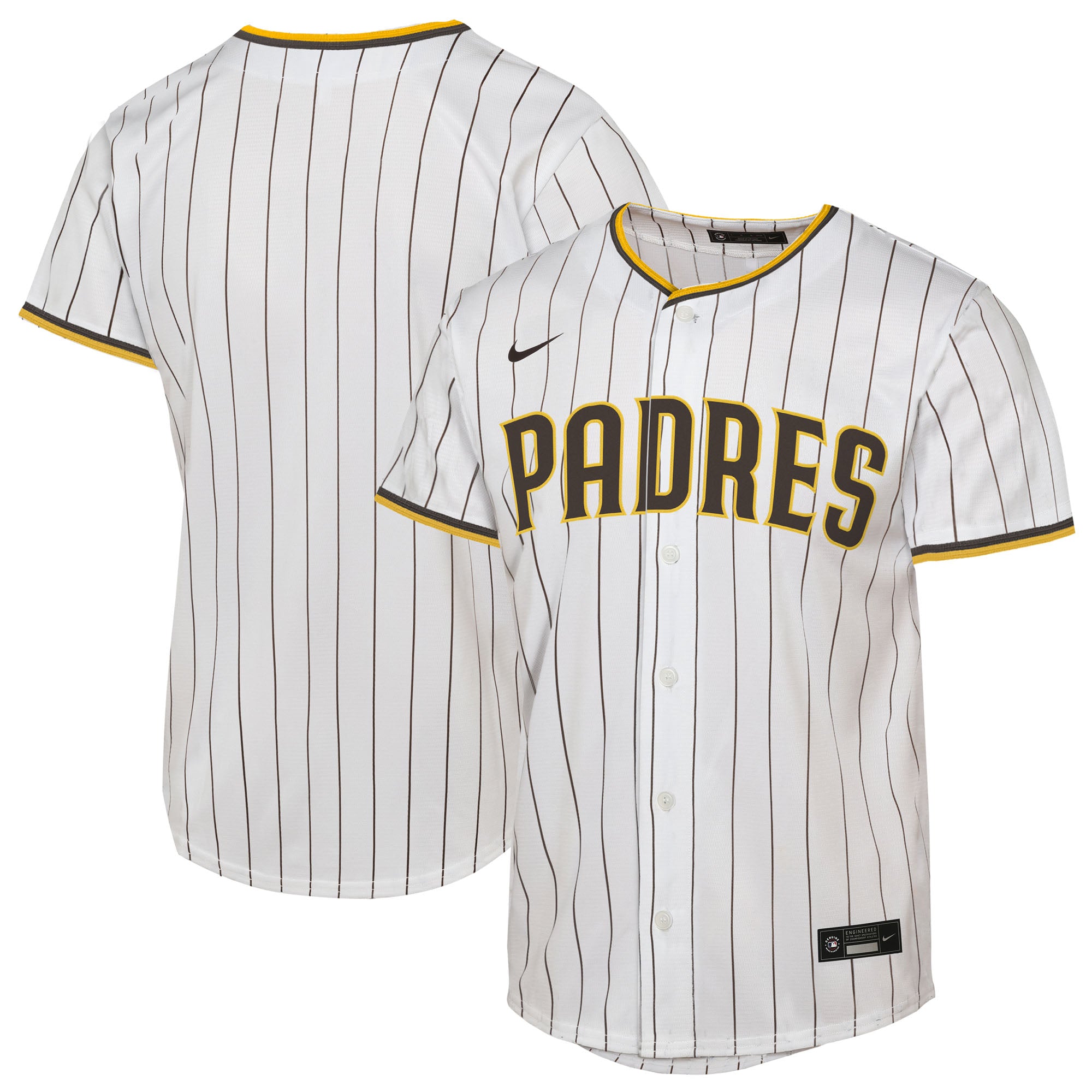 Youth Nike  White San Diego Padres Home Replica Jersey