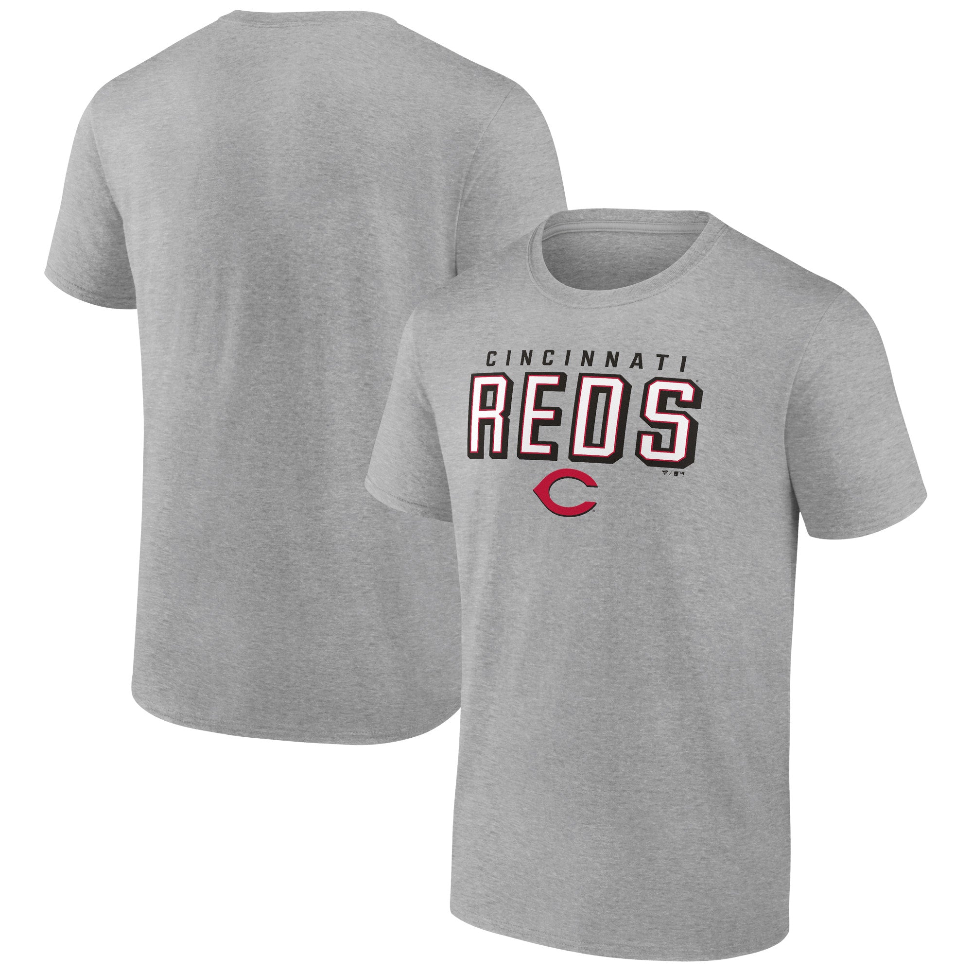 Men's Heather Gray Cincinnati Reds Swagger T-Shirt