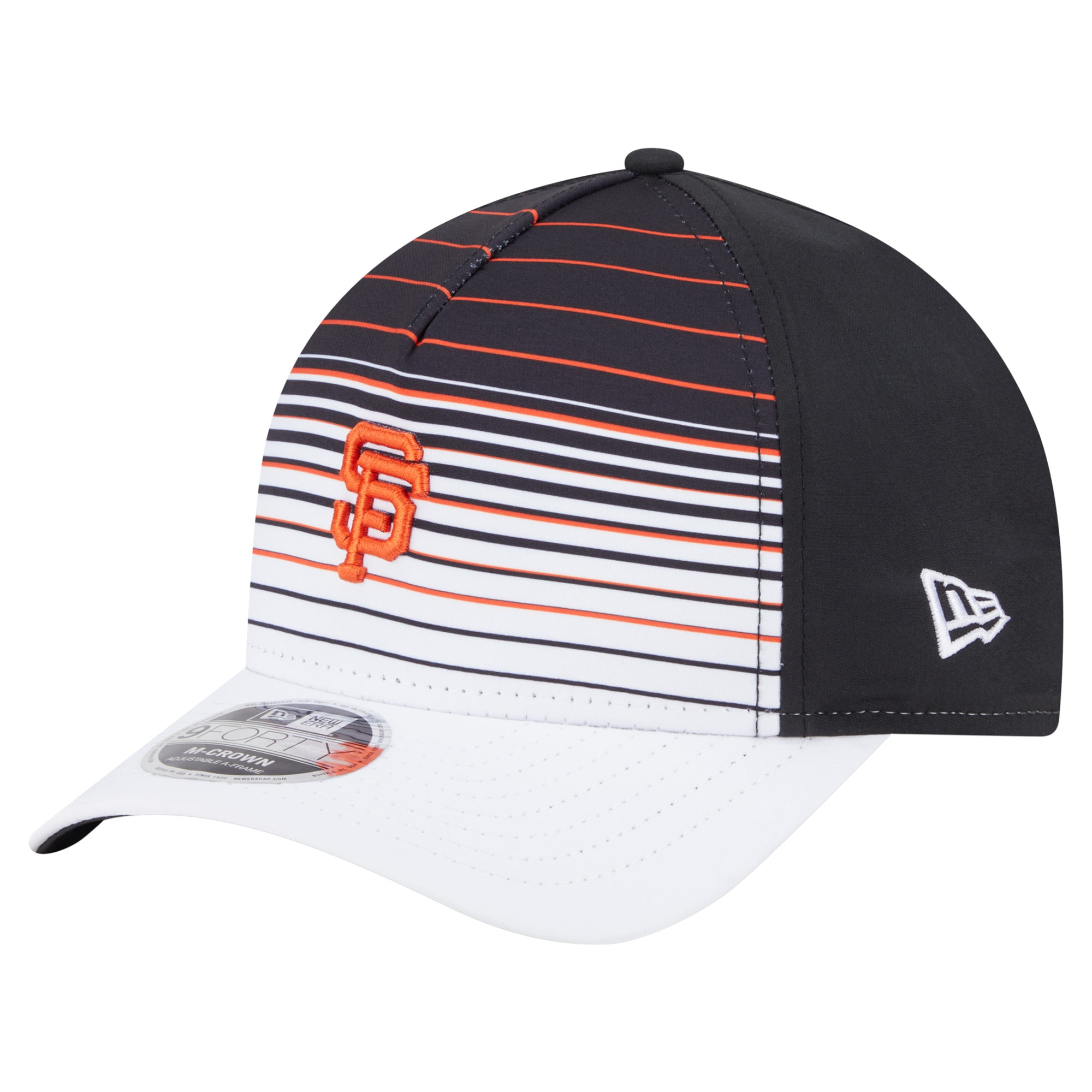 Men's New Era  Black San Francisco Giants Gradient 9FORTY M-Crown Adjustable Hat