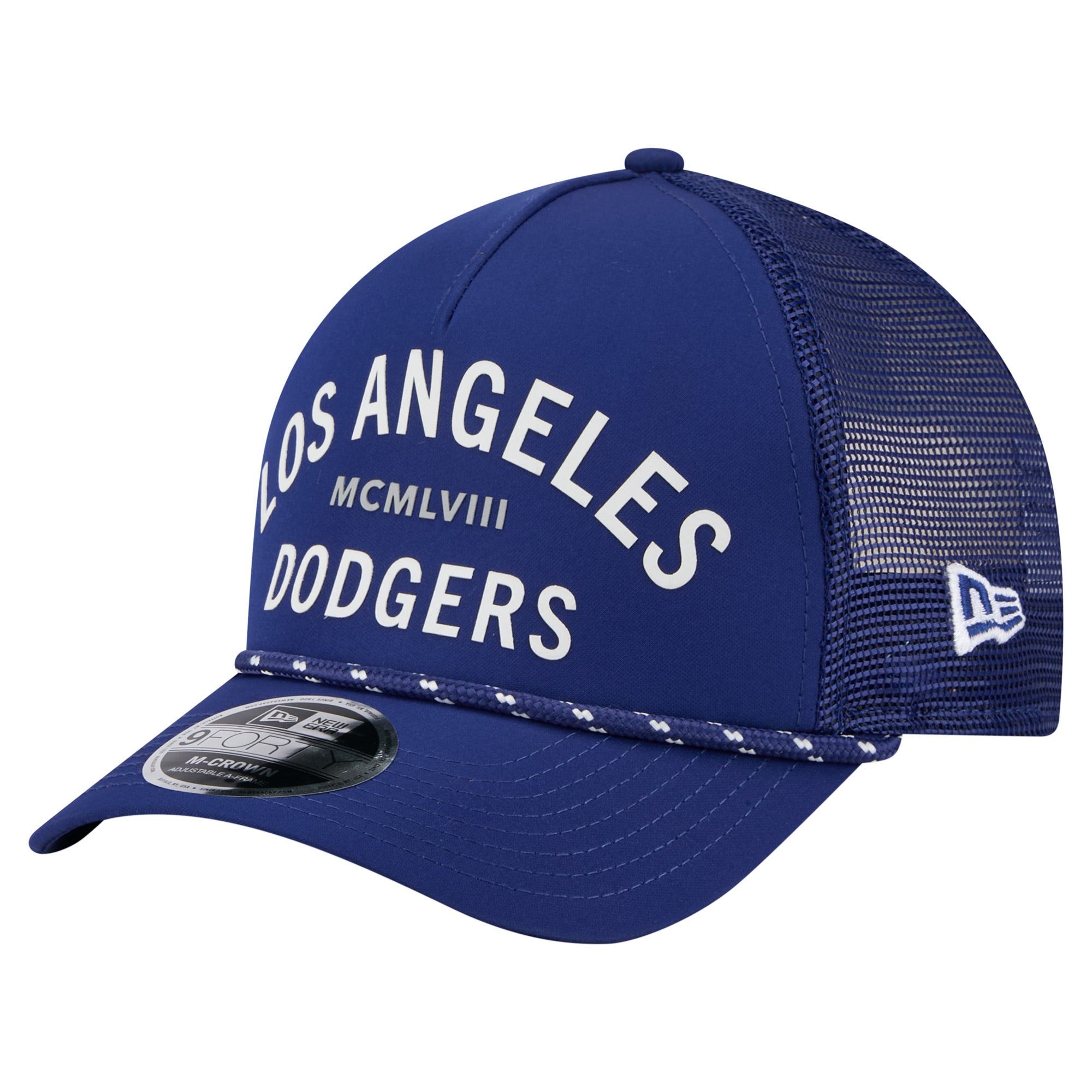 Men's New Era  Royal Los Angeles Dodgers Minimalist 9FORTY A-Frame Adjustable Hat