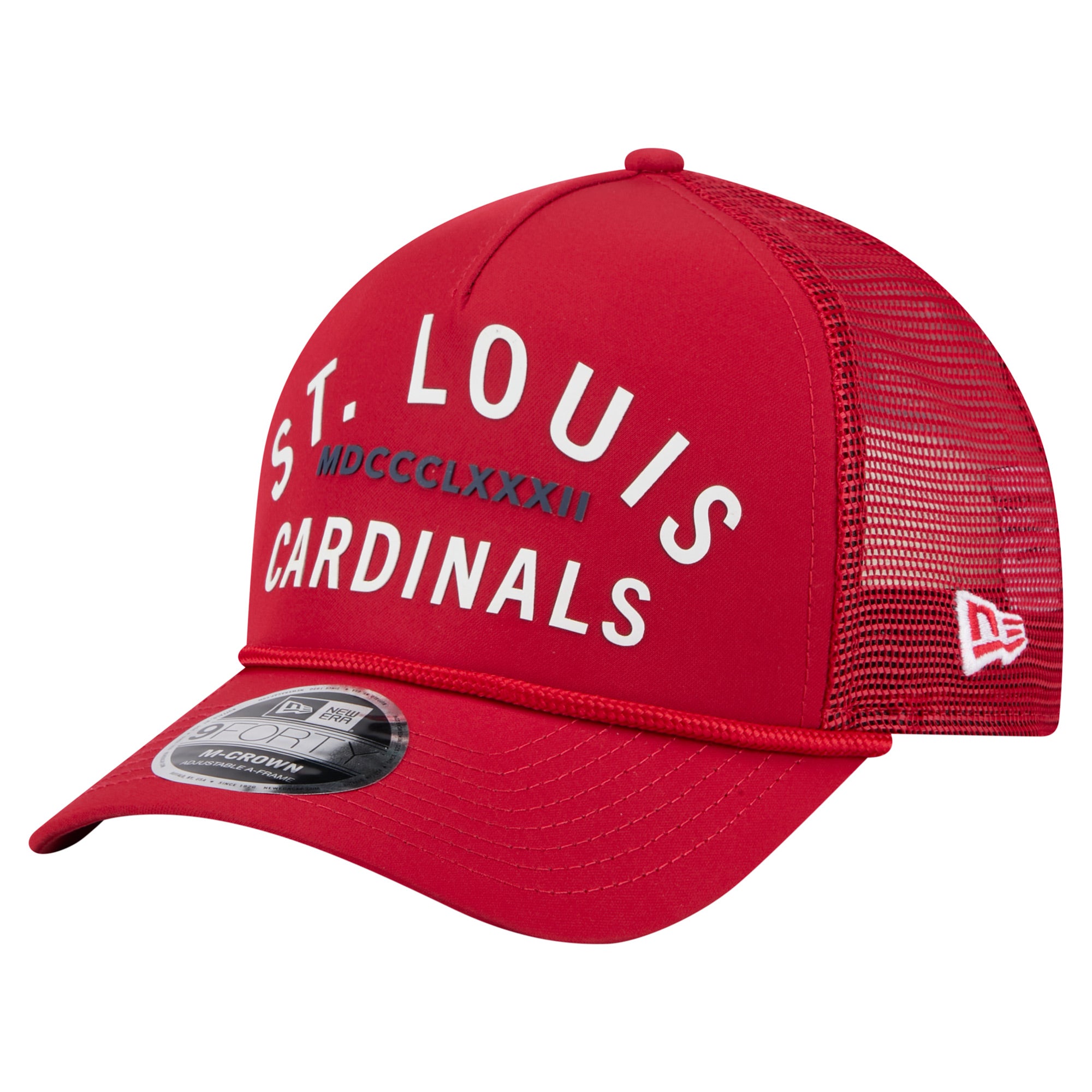 Men's New Era  Red St. Louis Cardinals Minimalist 9FORTY A-Frame Adjustable Hat