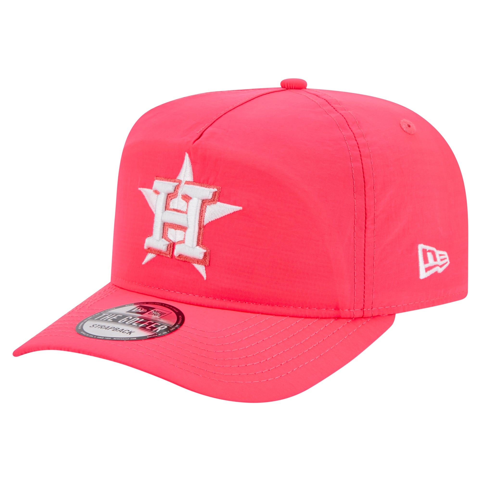 Men's New Era  Pink Houston Astros Everyday Golfer Adjustable Hat