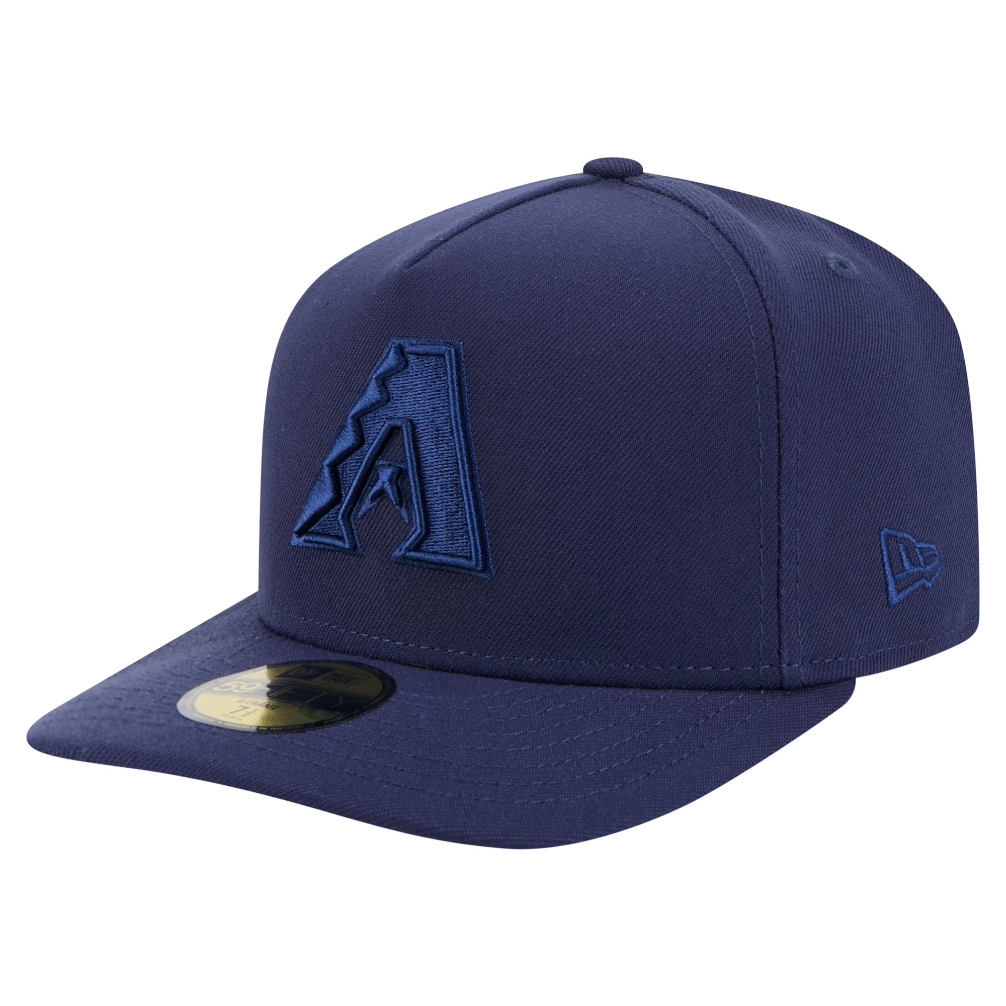 Men's New Era Navy Arizona Diamondbacks Color Pack A-Frame 59FIFTY Fitted Hat