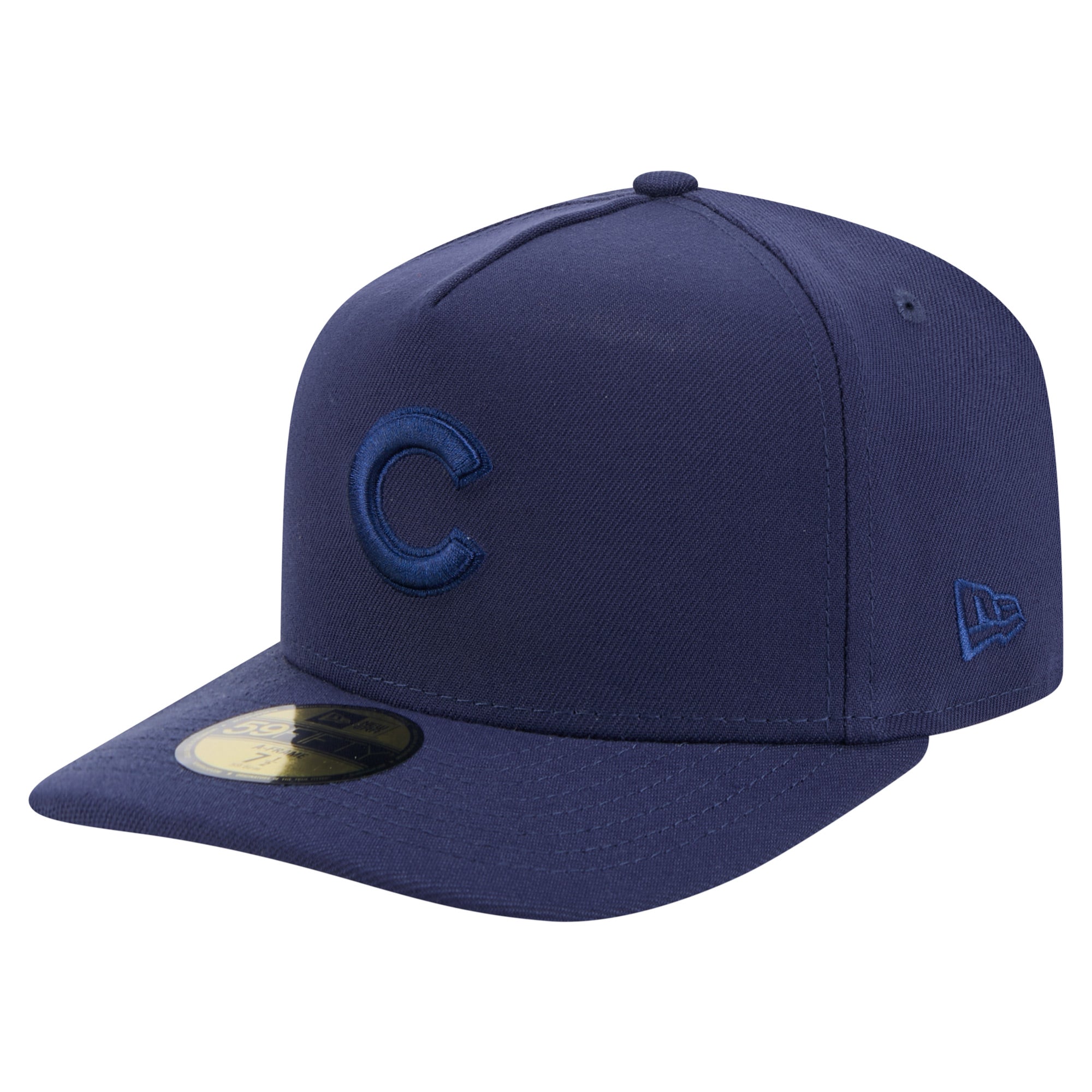 Men's New Era Navy Chicago Cubs Color Pack A-Frame 59FIFTY Fitted Hat