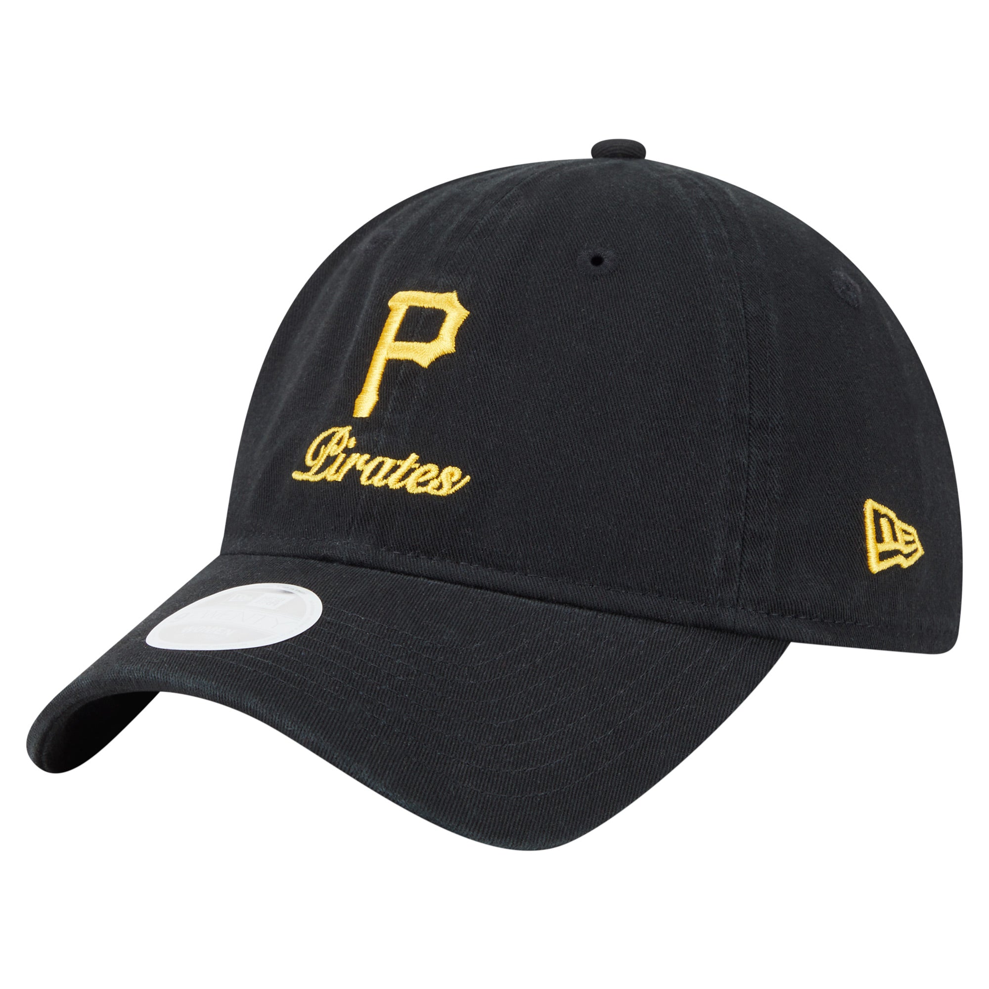 Women's New Era  Black Pittsburgh Pirates Preppy Team 9TWENTY Adjustable Hat