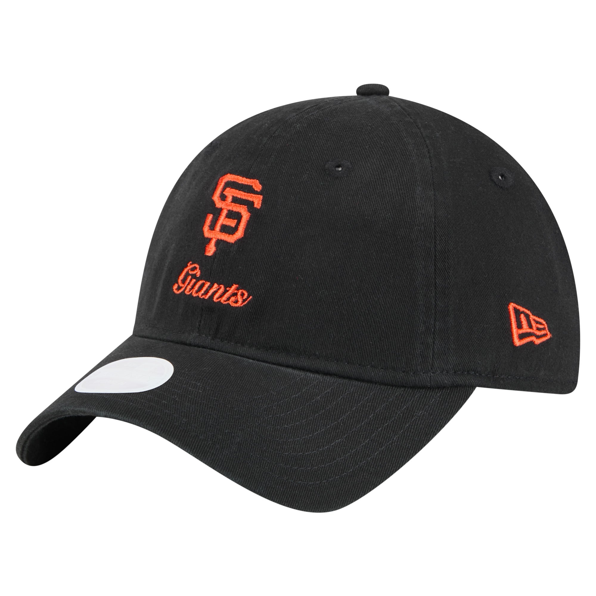 Women's New Era  Black San Francisco Giants Preppy Team 9TWENTY Adjustable Hat