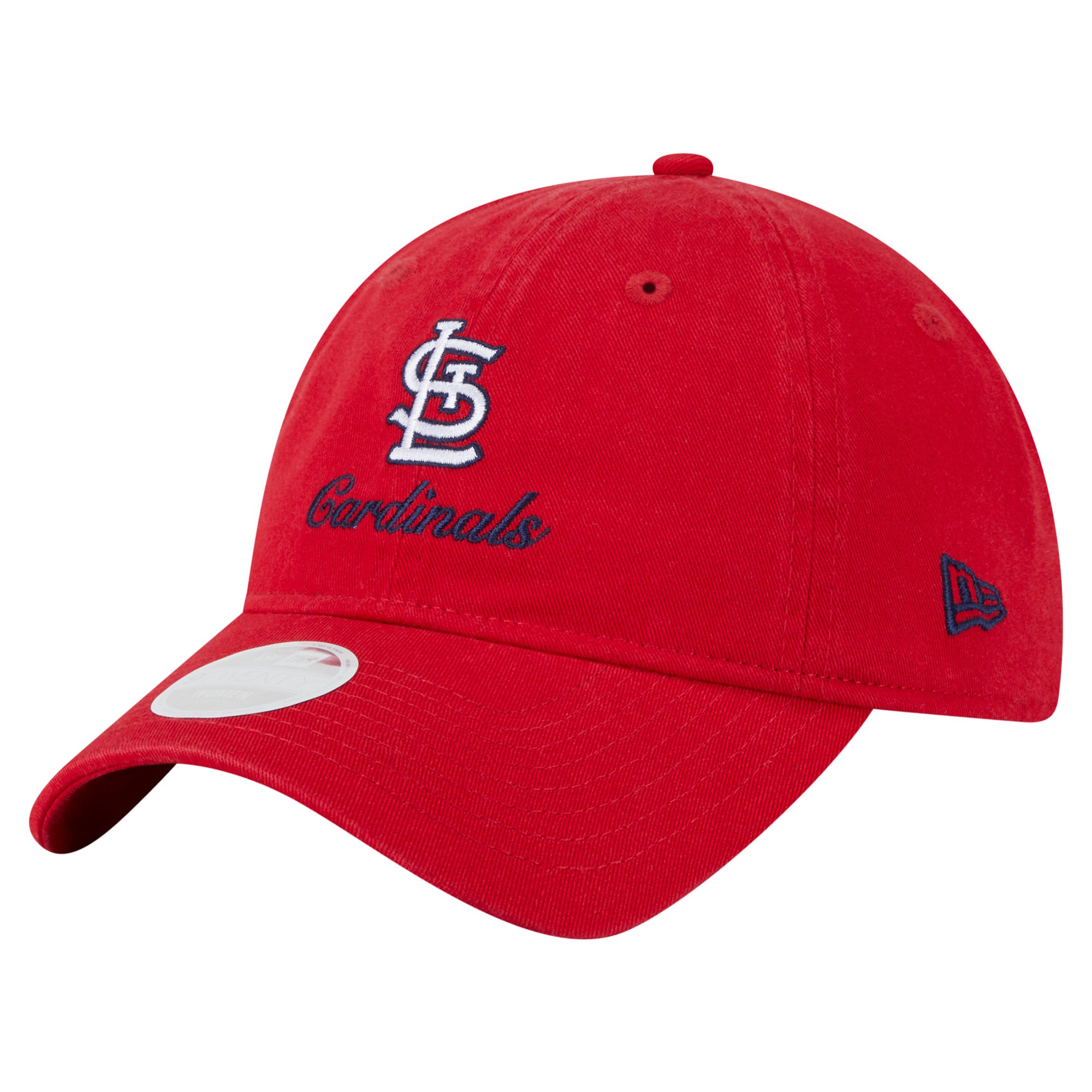 Women's New Era  Red St. Louis Cardinals Preppy Team 9TWENTY Adjustable Hat