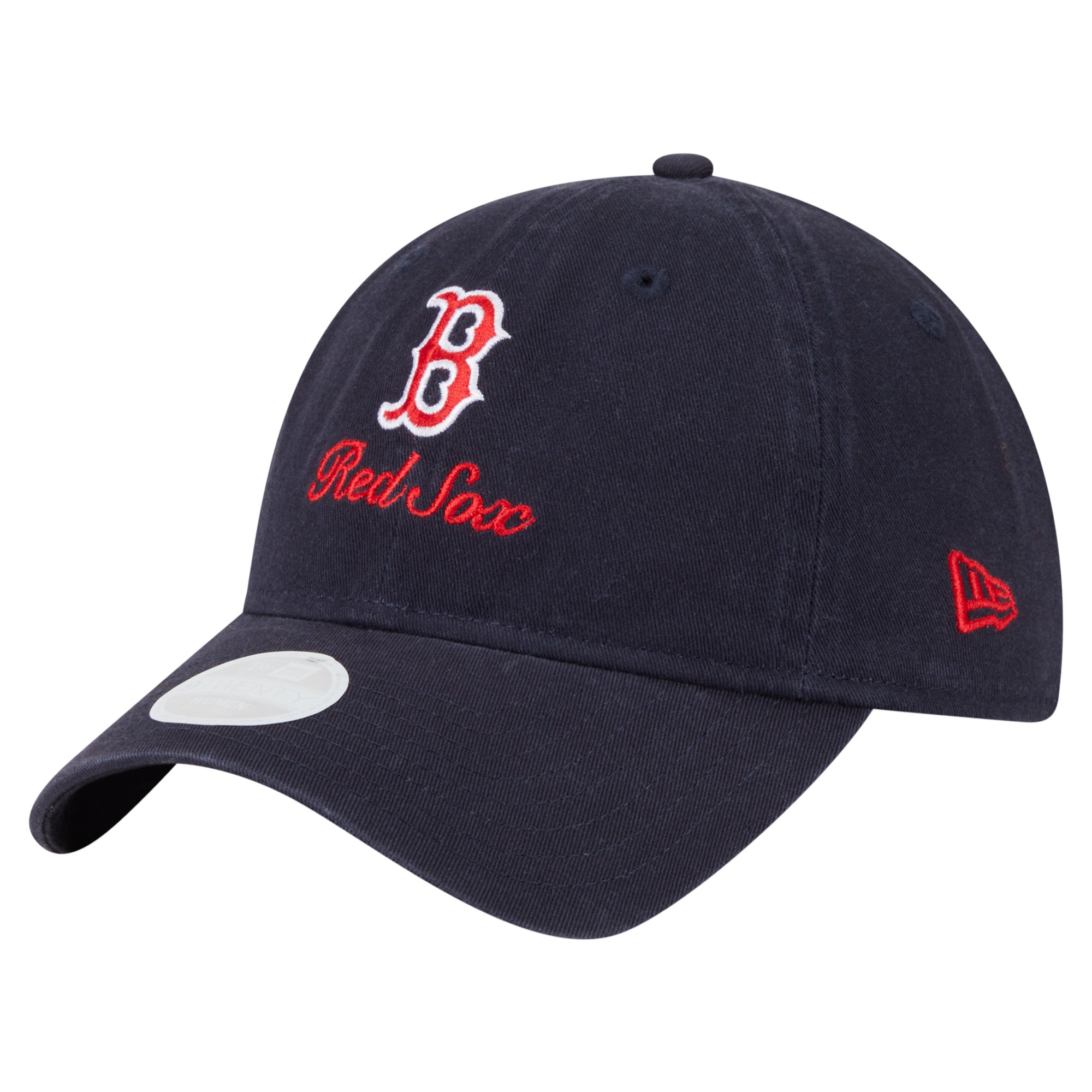 Women's New Era  Navy Boston Red Sox Preppy Team 9TWENTY Adjustable Hat