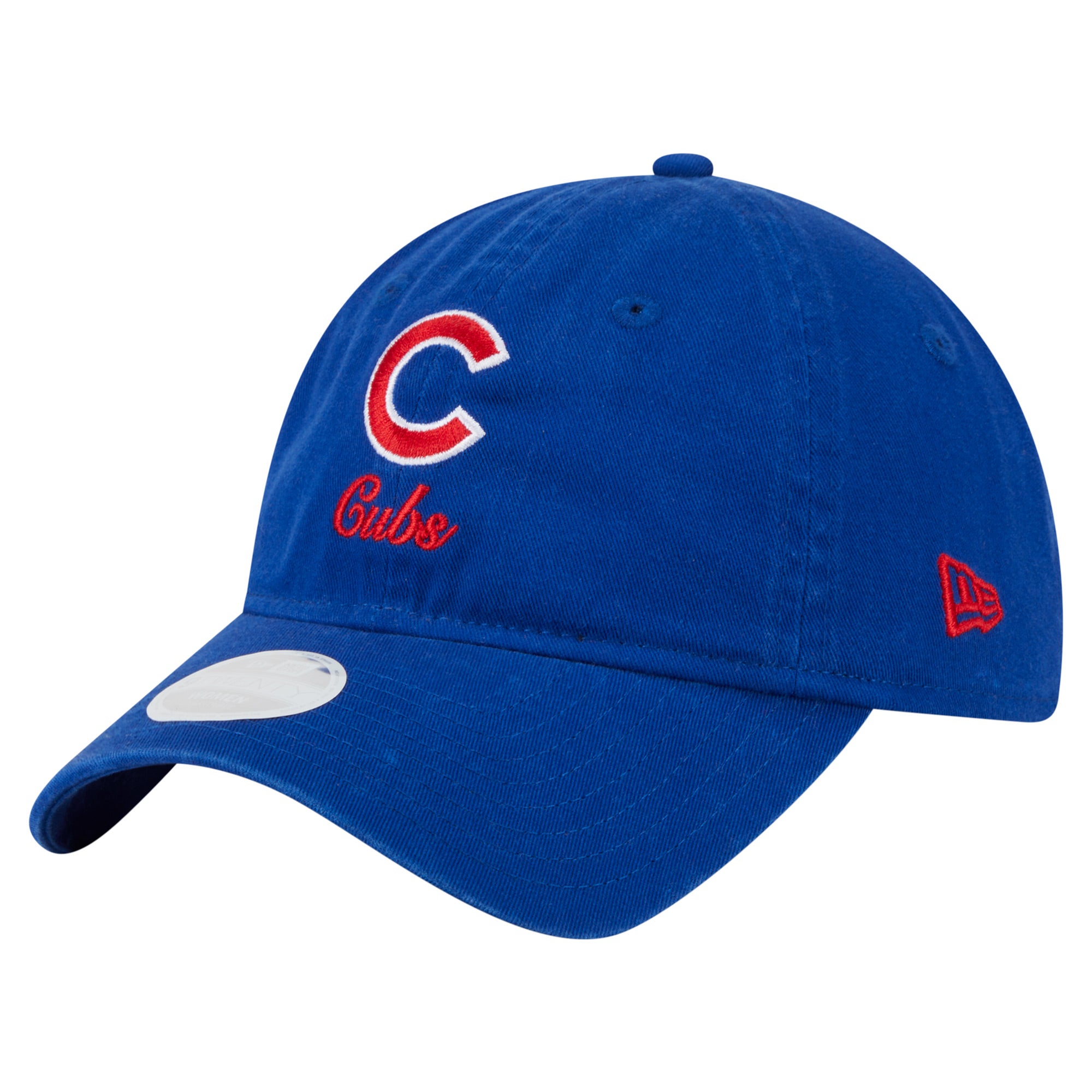 Women's New Era  Royal Chicago Cubs Preppy Team 9TWENTY Adjustable Hat