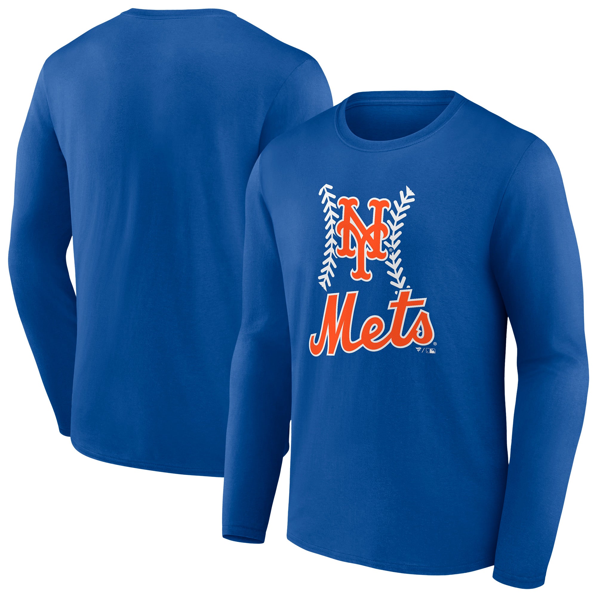 Men's Royal New York Mets Fastball Long Sleeve T-Shirt