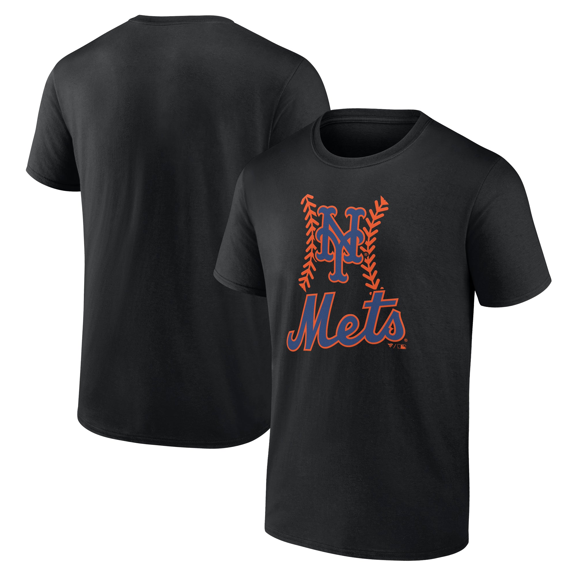 Men's Black New York Mets Fastball T-Shirt