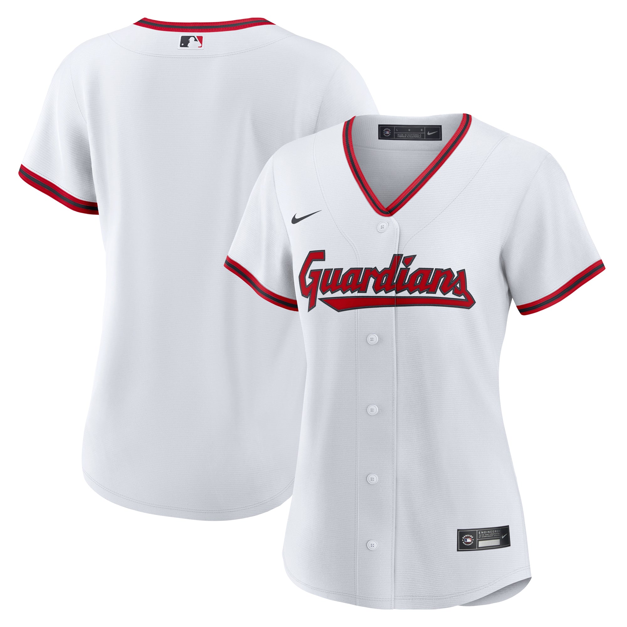 Women's Nike  White Cleveland Guardians Home Replica 2.0 Jersey