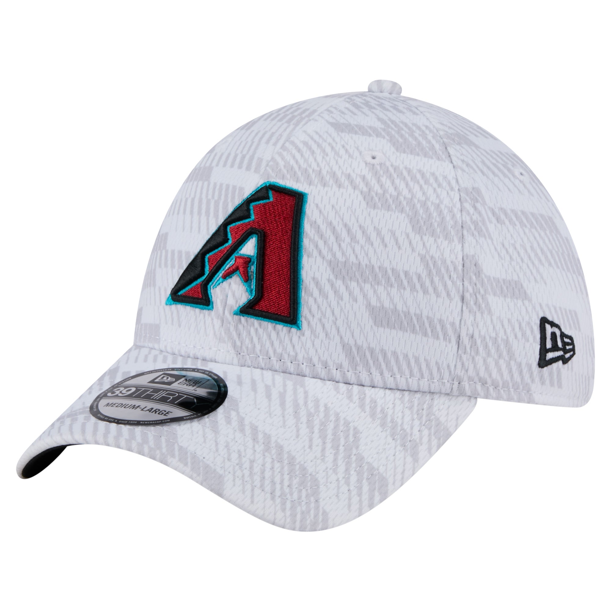 Men's New Era  White Arizona Diamondbacks Graded 39THIRTY Flex Hat