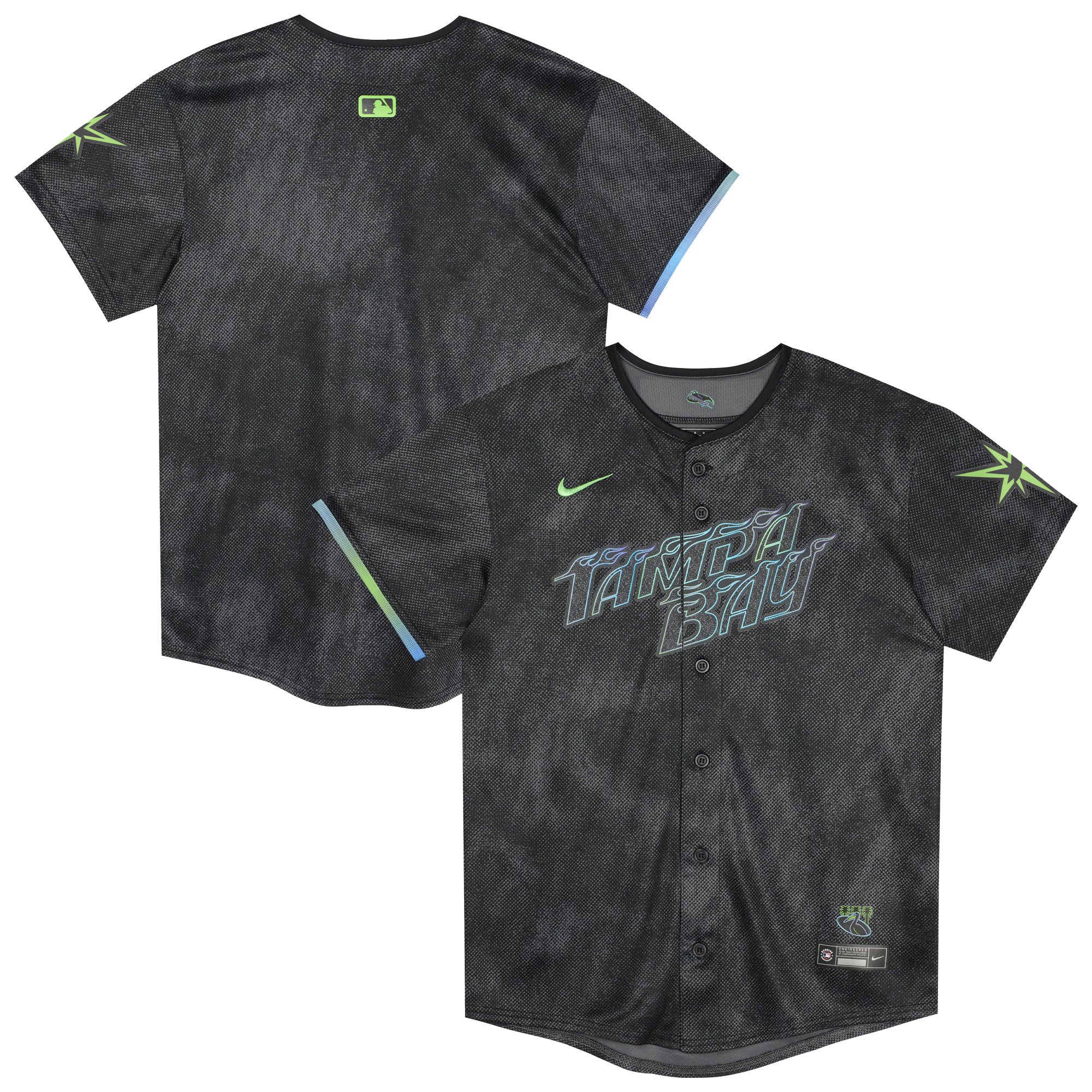 Preschool Nike  Black Tampa Bay Rays City Connect Jersey