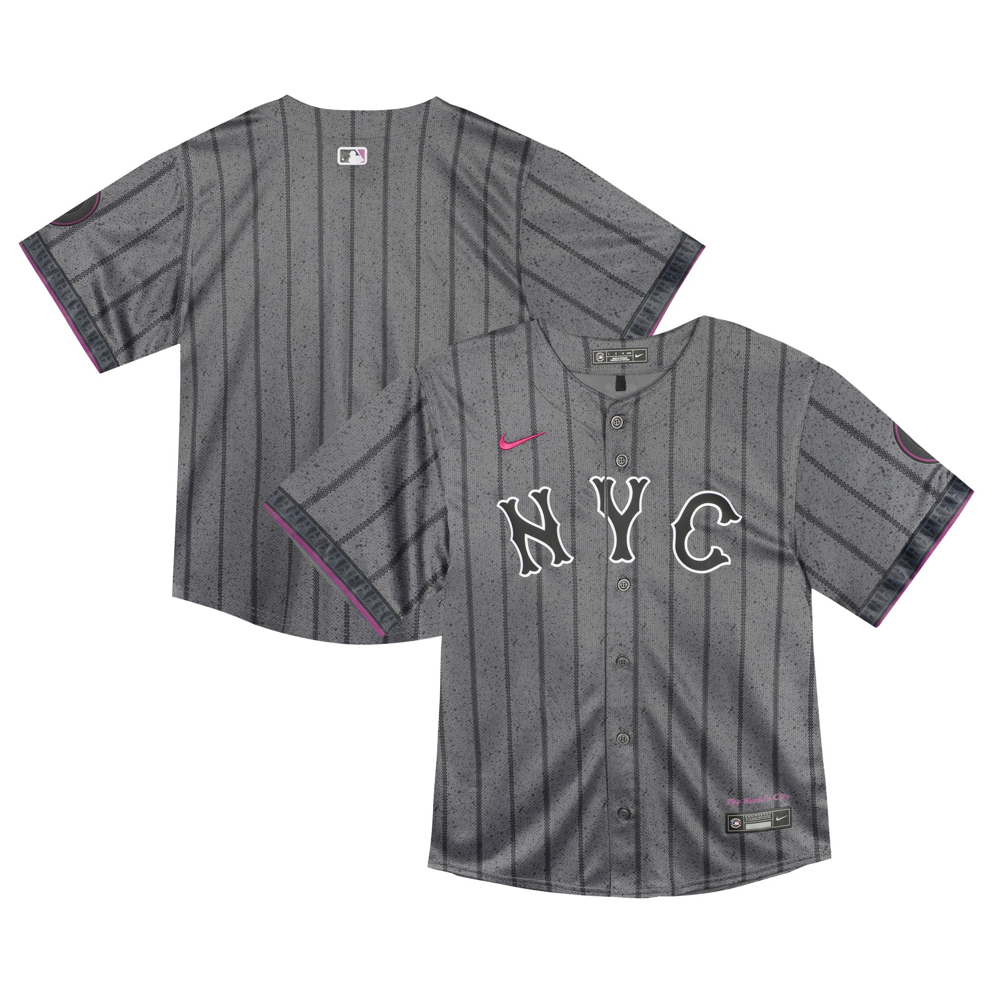 Infant Nike  Gray New York Mets 2024 City Connect Limited Jersey