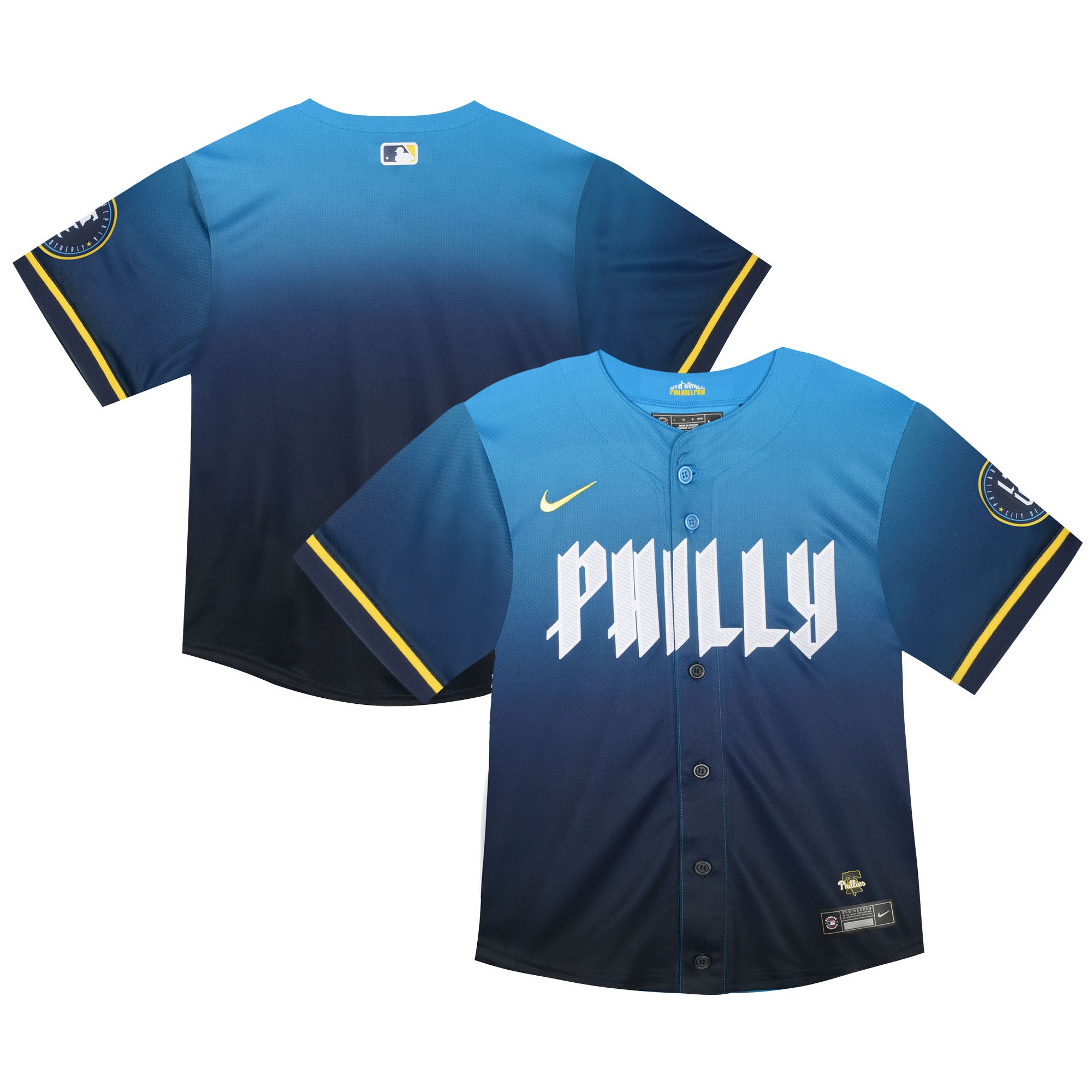 Toddler Nike  Blue Philadelphia Phillies City Connect Team Limited Jersey
