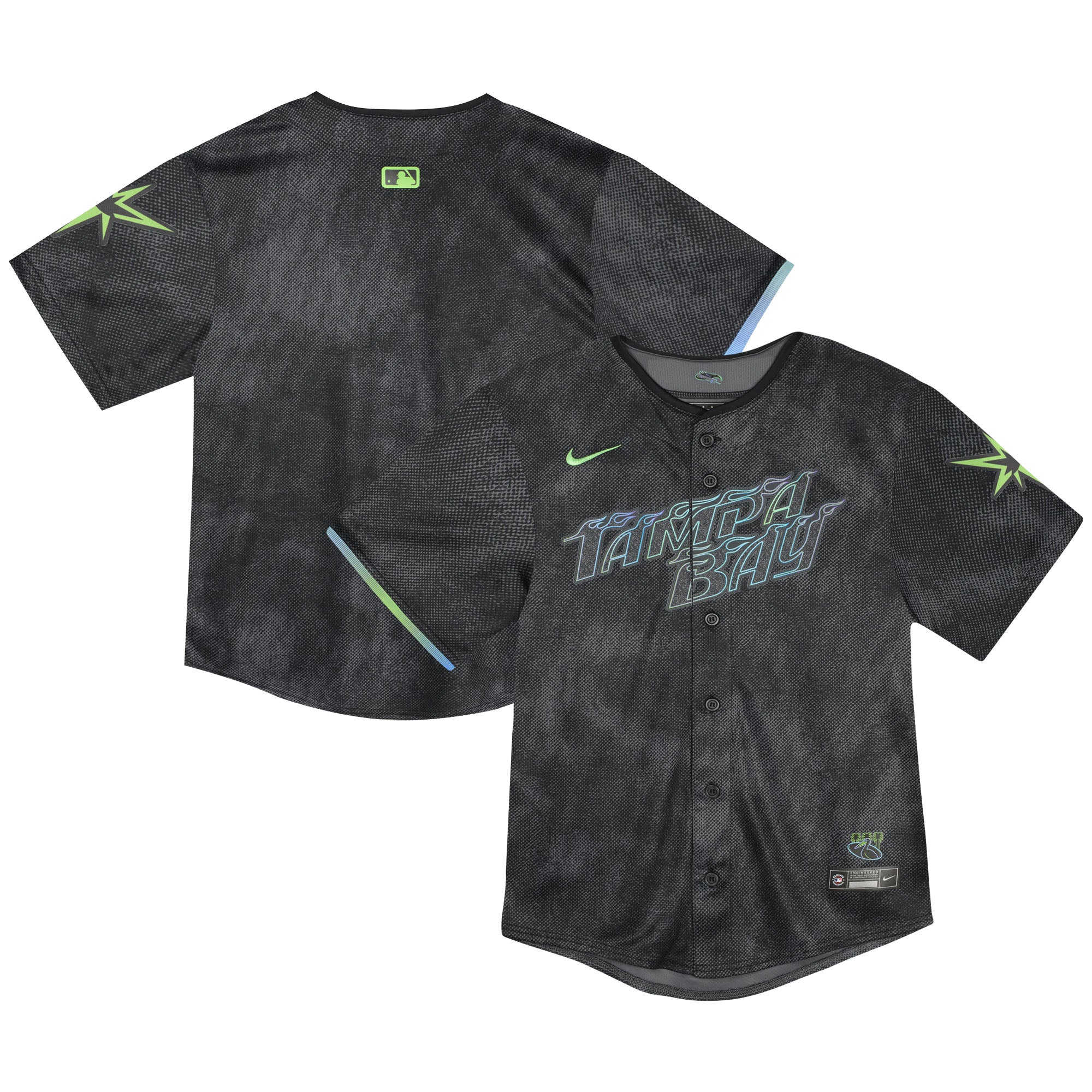Toddler Nike  Black Tampa Bay Rays City Connect Team Limited Jersey