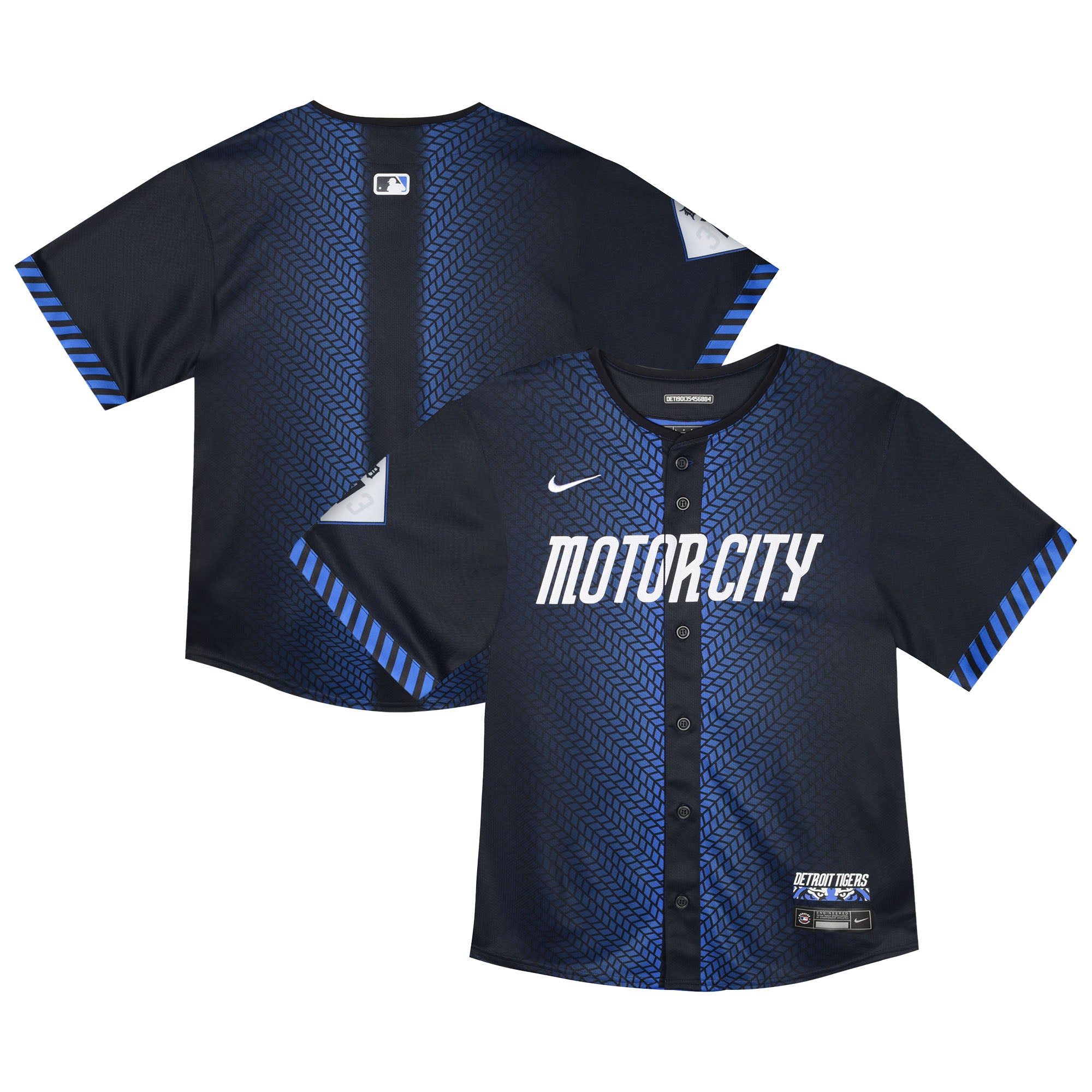 Toddler Nike  Blue Detroit Tigers City Connect Team Limited Jersey