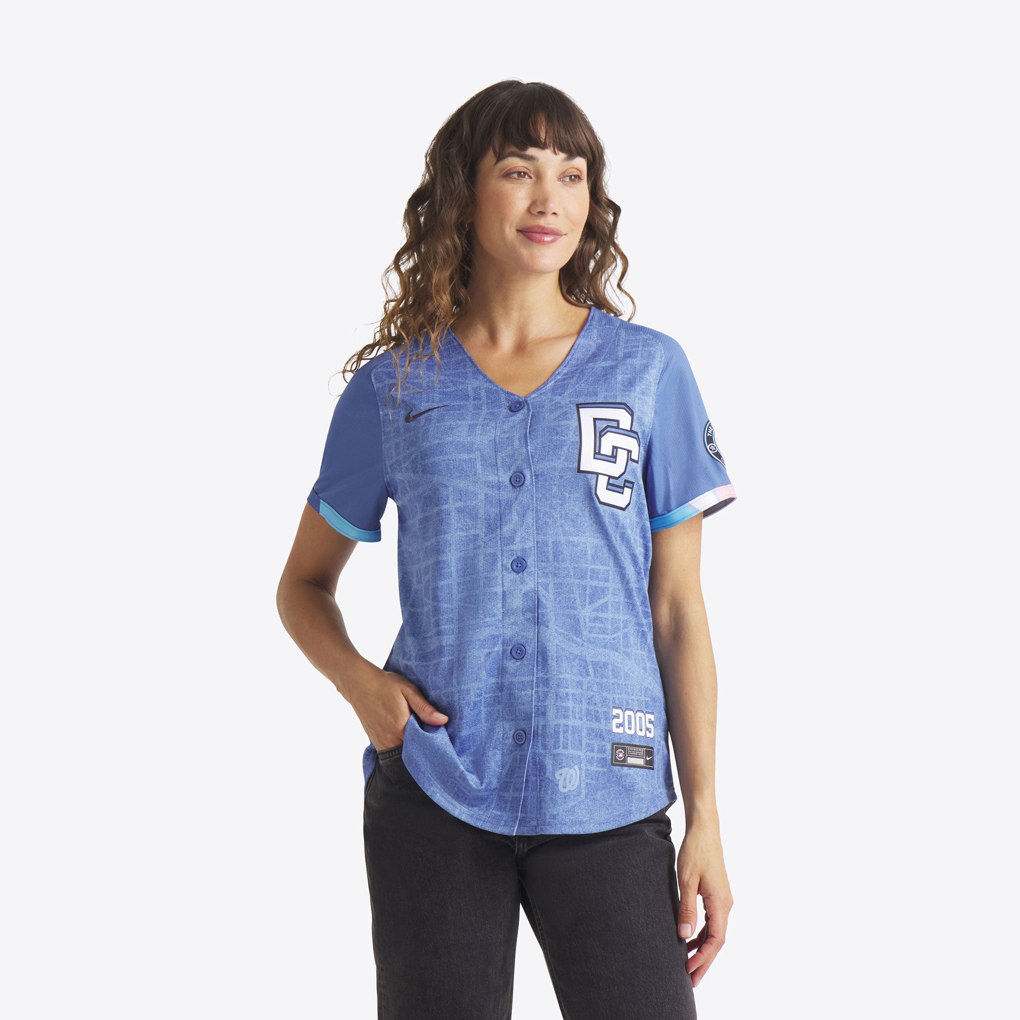 Women's Nike CJ Abrams Blue Washington Nationals 2025 City Connect Limited Jersey
