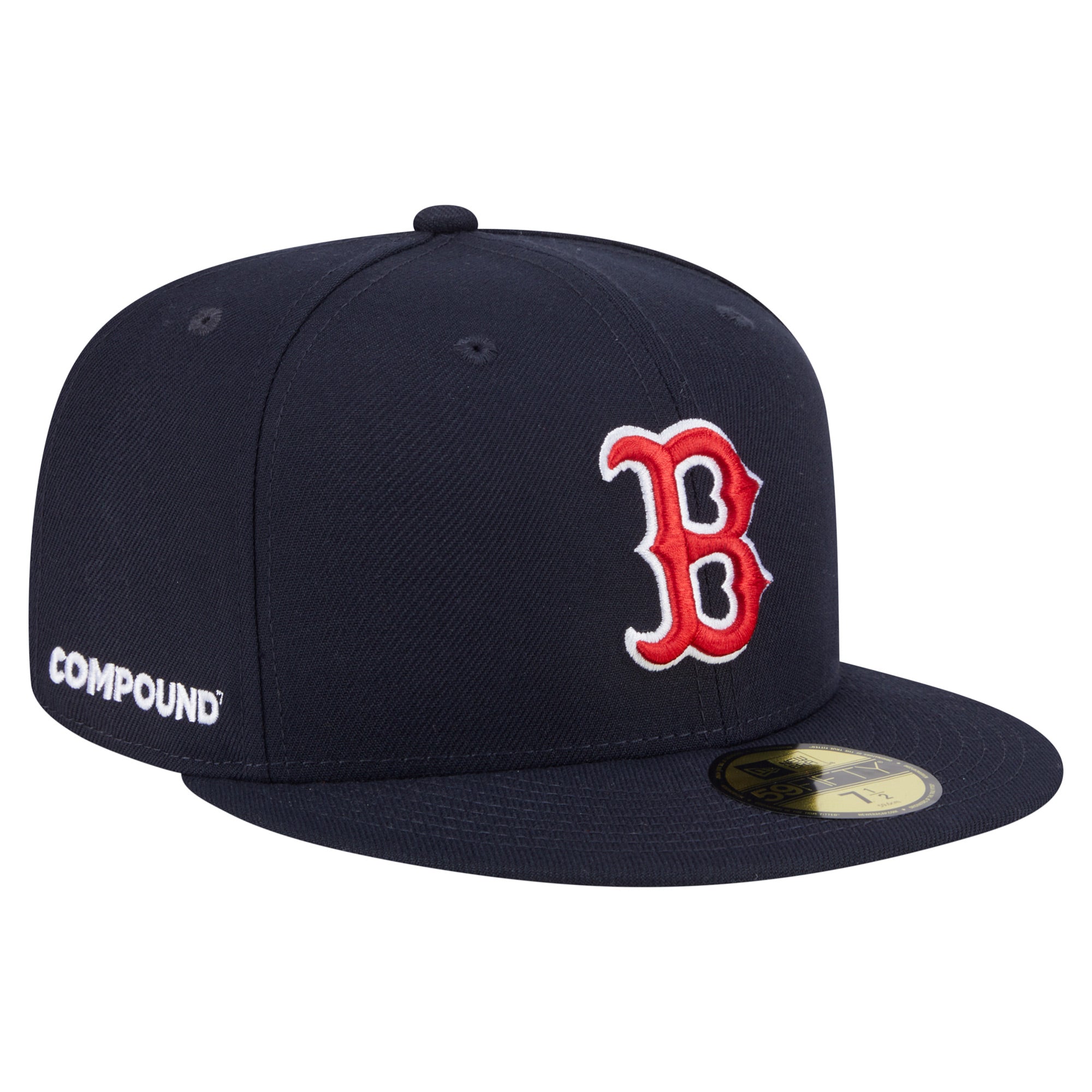 Men's New Era Navy Boston Red Sox x COMPOUND 59FIFTY Fitted Hat
