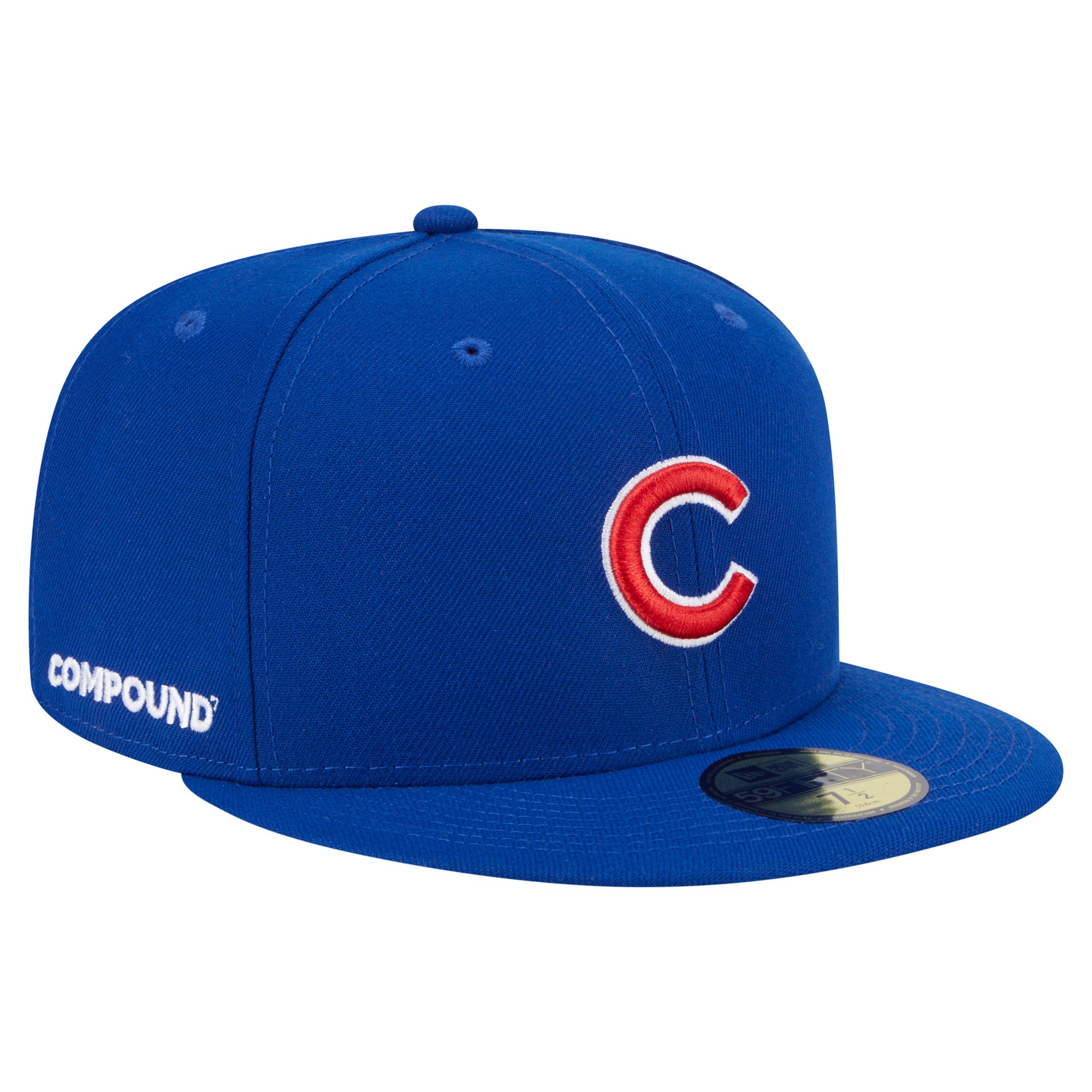 Men's New Era Royal Chicago Cubs x COMPOUND 59FIFTY Fitted Hat