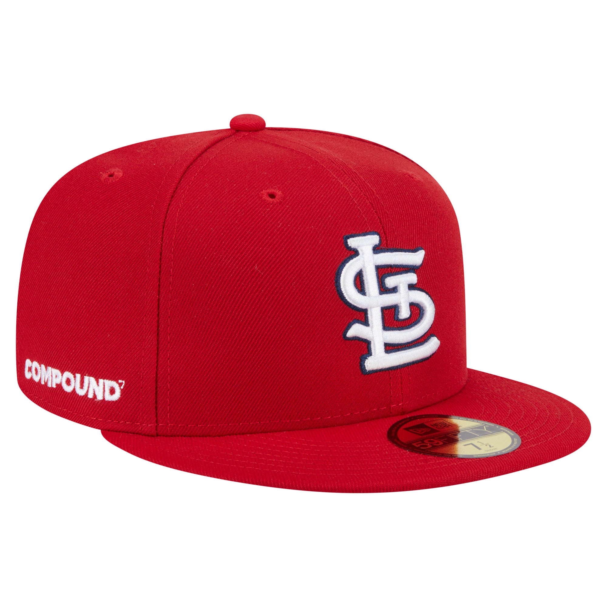Men's New Era Red St. Louis Cardinals x COMPOUND 59FIFTY Fitted Hat