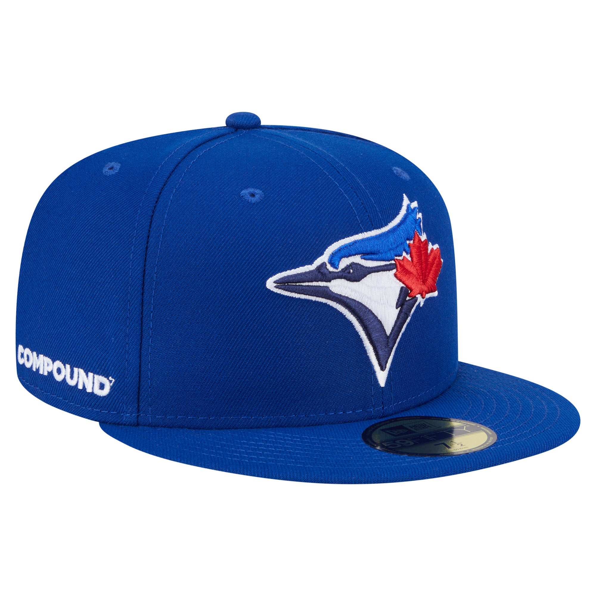 Men's New Era Royal Toronto Blue Jays x COMPOUND 59FIFTY Fitted Hat