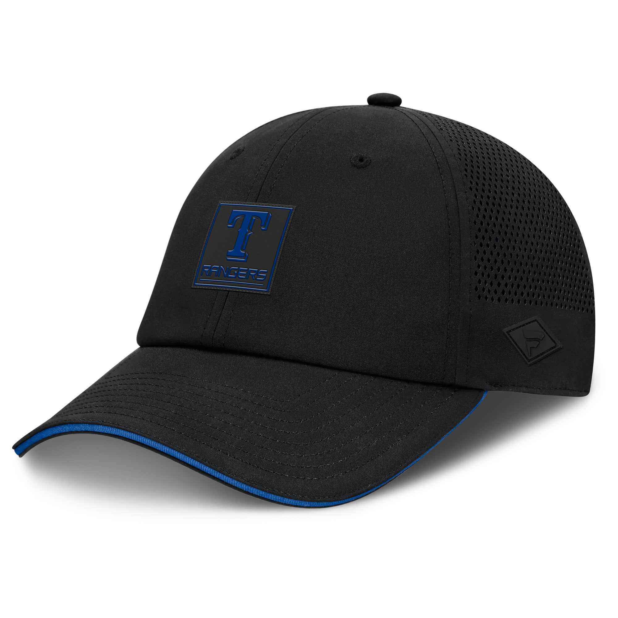 Men's Fanatics Black Texas Rangers Level Up Driver Adjustable Hat