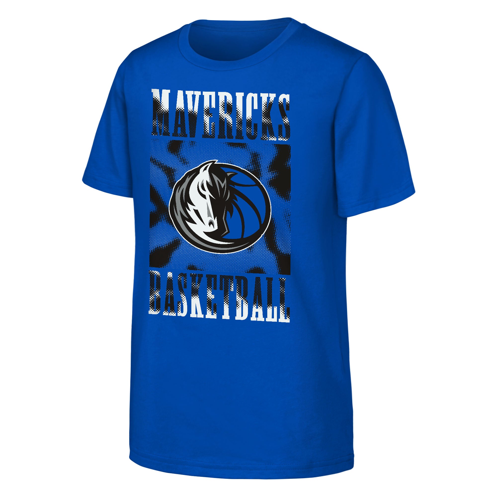 Youth  Blue Dallas Mavericks Garage Hero T-Shirt