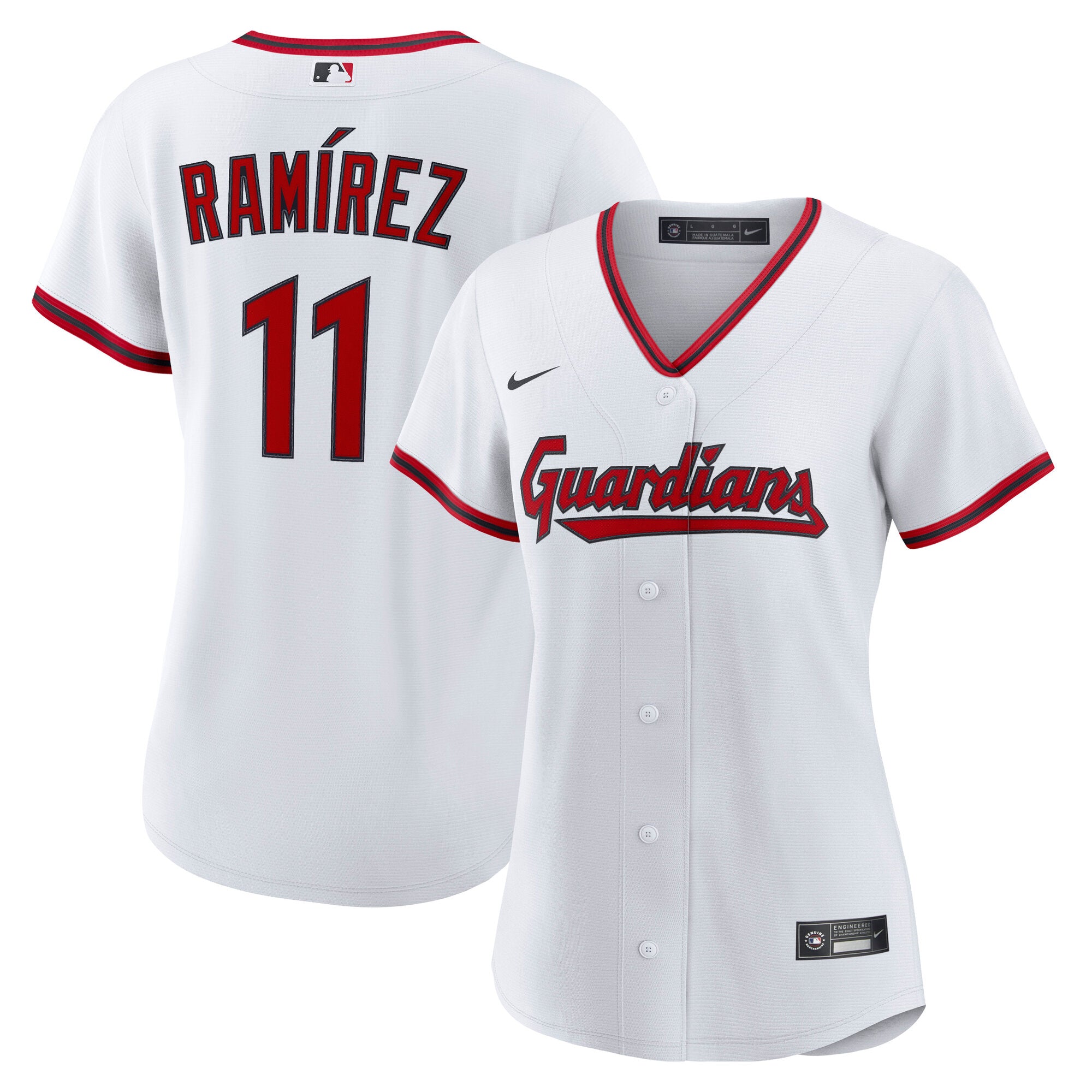 Women's Nike José Ramírez White Cleveland Guardians Home Replica Jersey