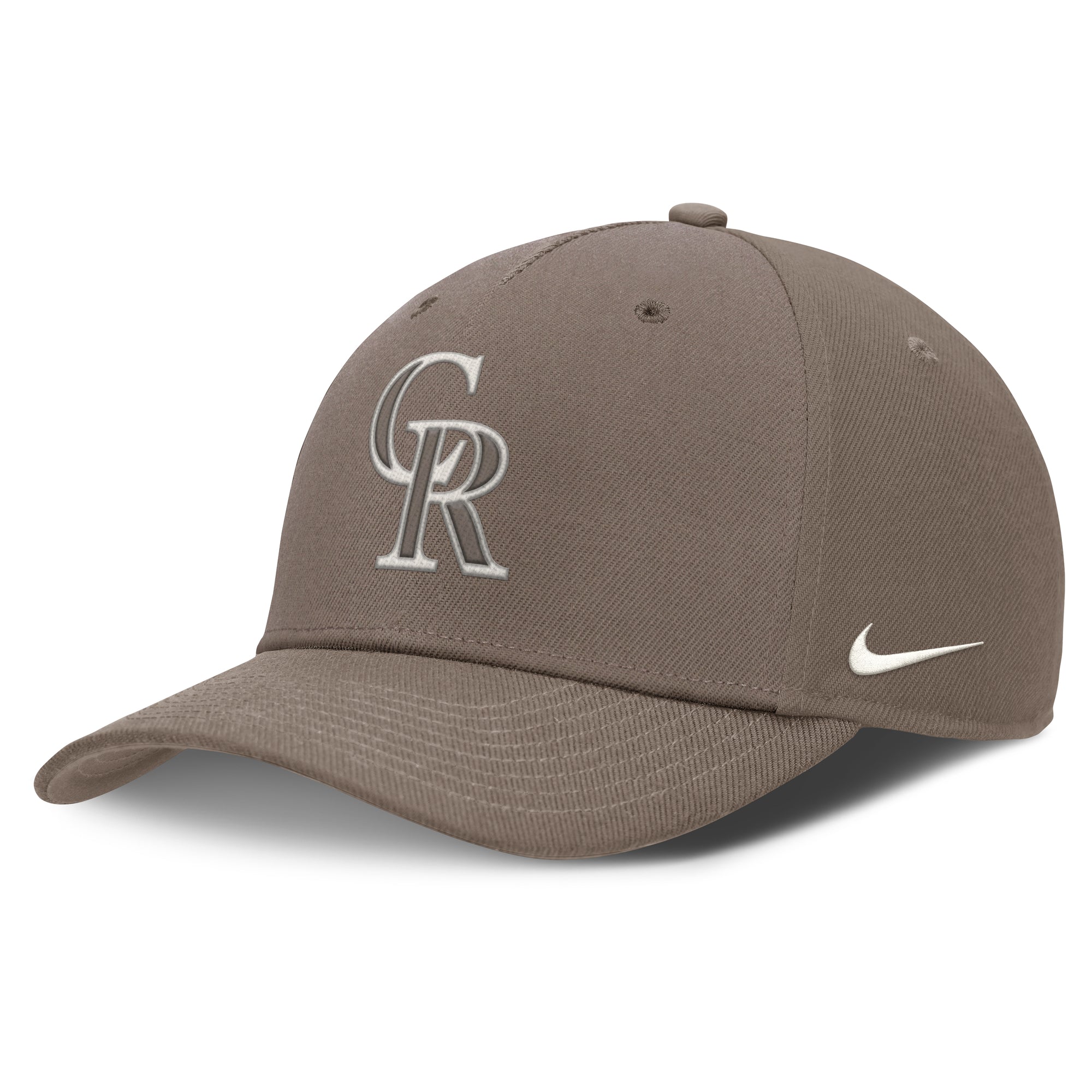 Men's Nike Brown Colorado Rockies Rise Performance Adjustable Hat