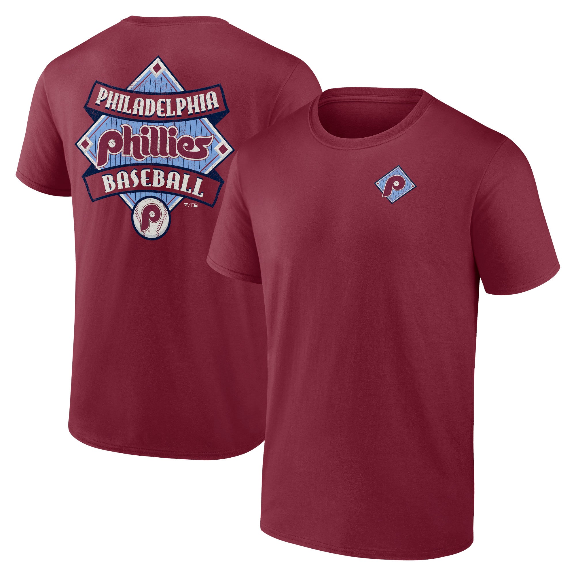 Men's Garnet Philadelphia Phillies Field Play T-Shirt