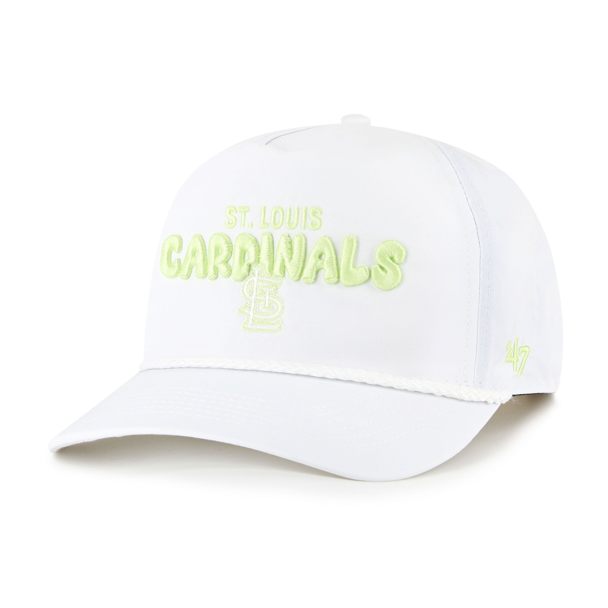 Women's '47  White St. Louis Cardinals Bright Side Adjustable Hitch Hat