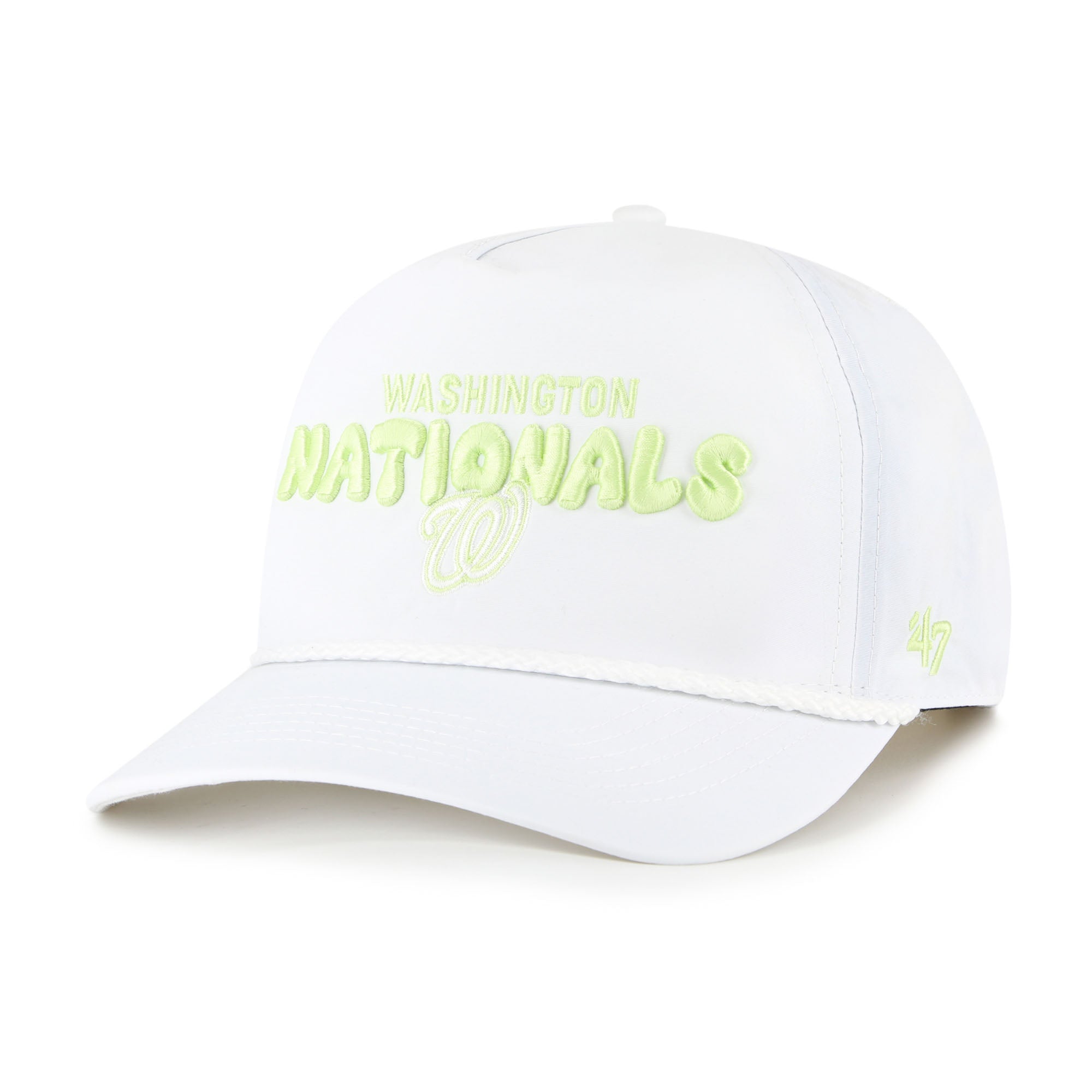 Women's '47  White Washington Nationals Bright Side Adjustable Hitch Hat