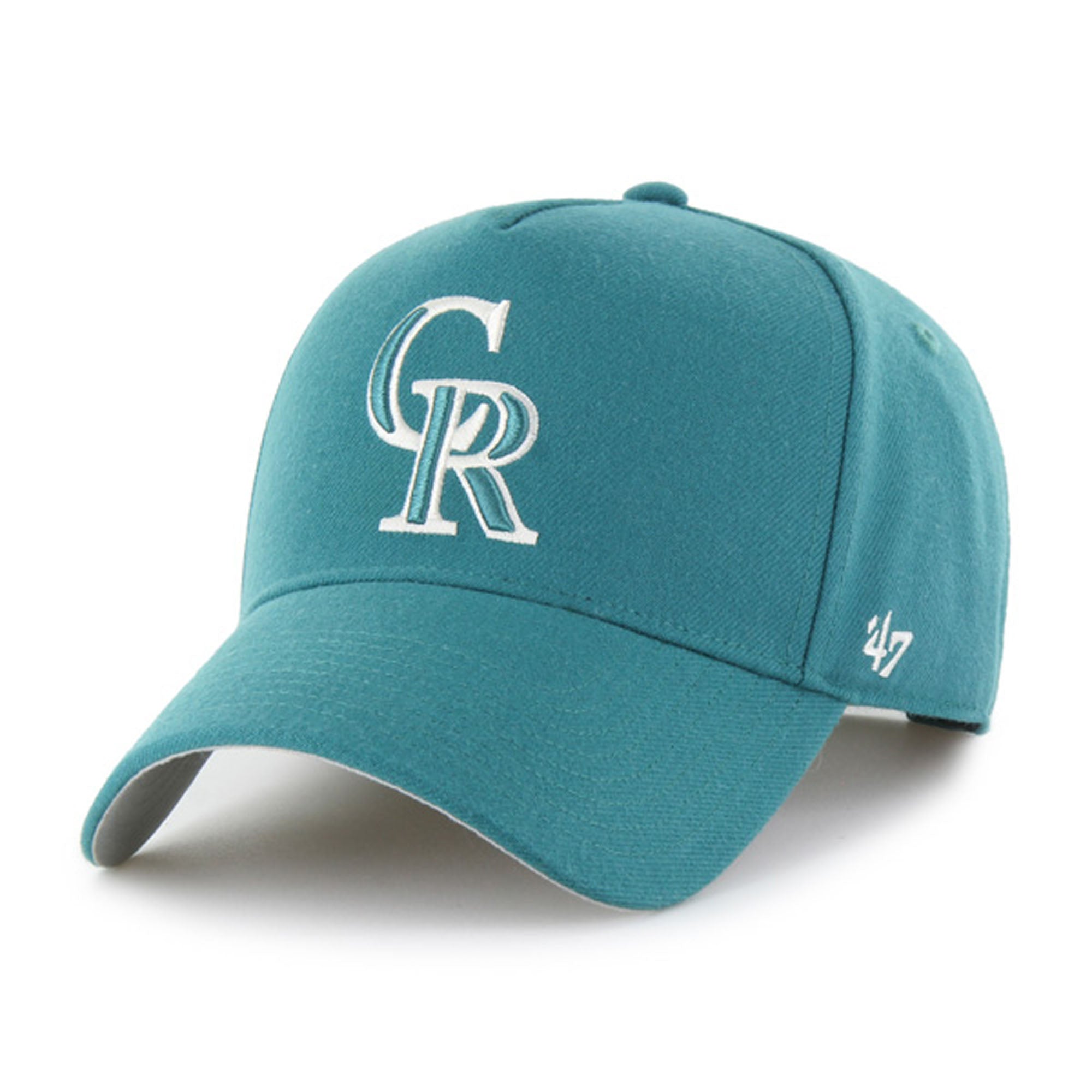 Men's '47  Teal Colorado Rockies Ballpark Offside Adjustable Hat