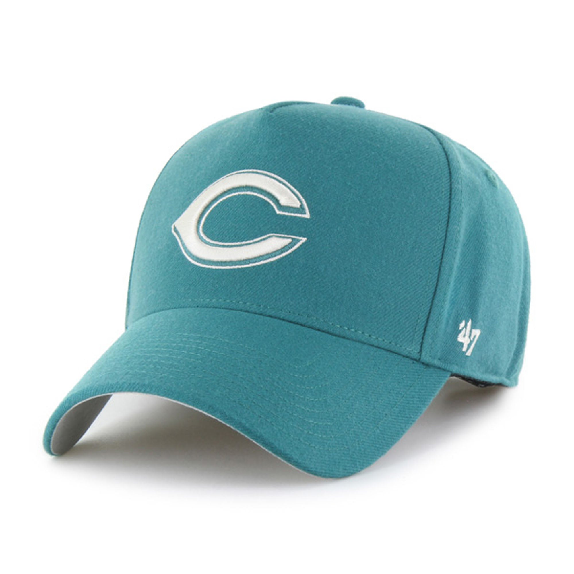 Men's '47  Teal Cincinnati Reds Ballpark Offside Adjustable Hat