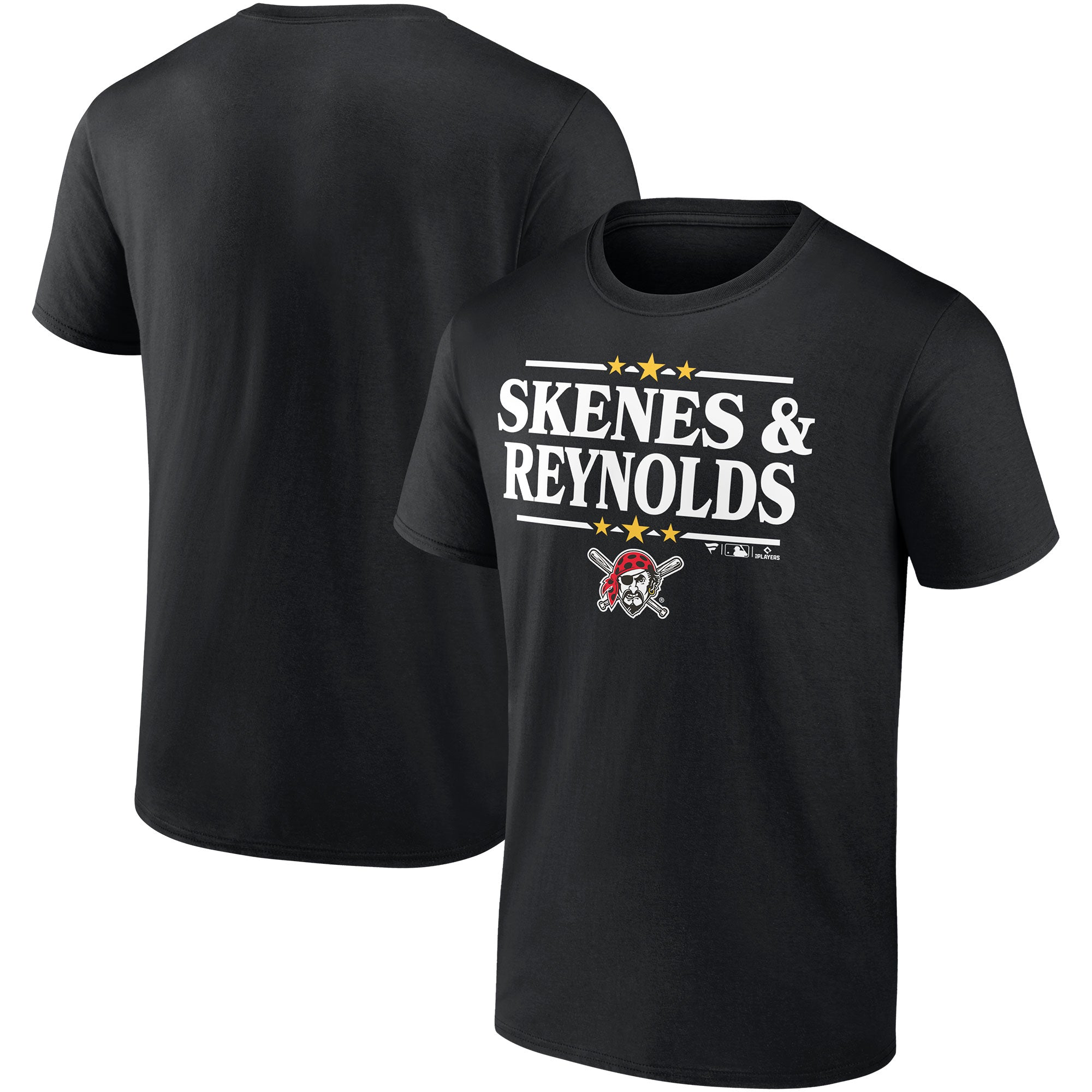 Men's Paul Skenes & Bryan Reynolds Black Pittsburgh Pirates Election Player T-Shirt