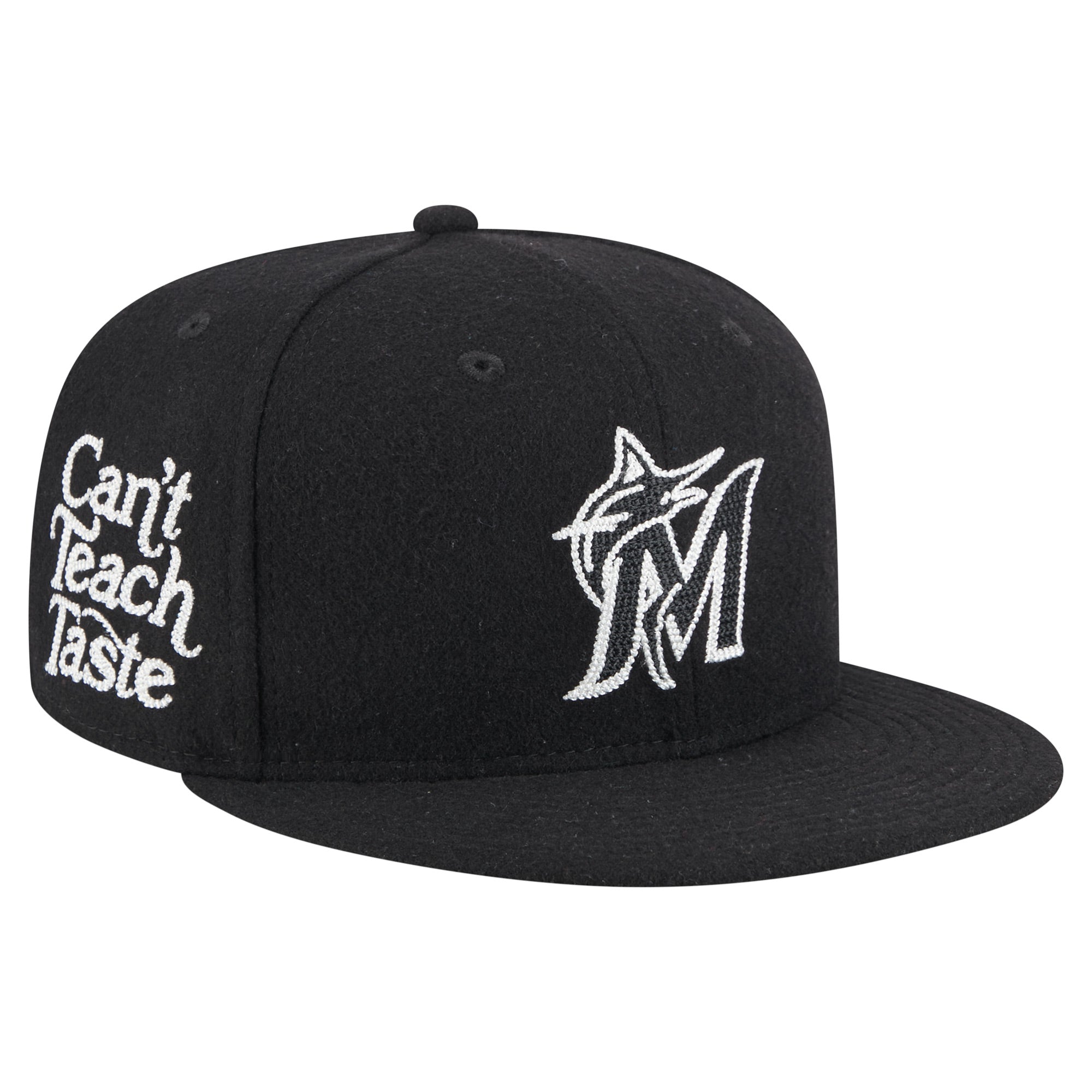 Men's New Era  Black Miami Marlins Diet Starts Monday 59FIFTY Fitted Hat
